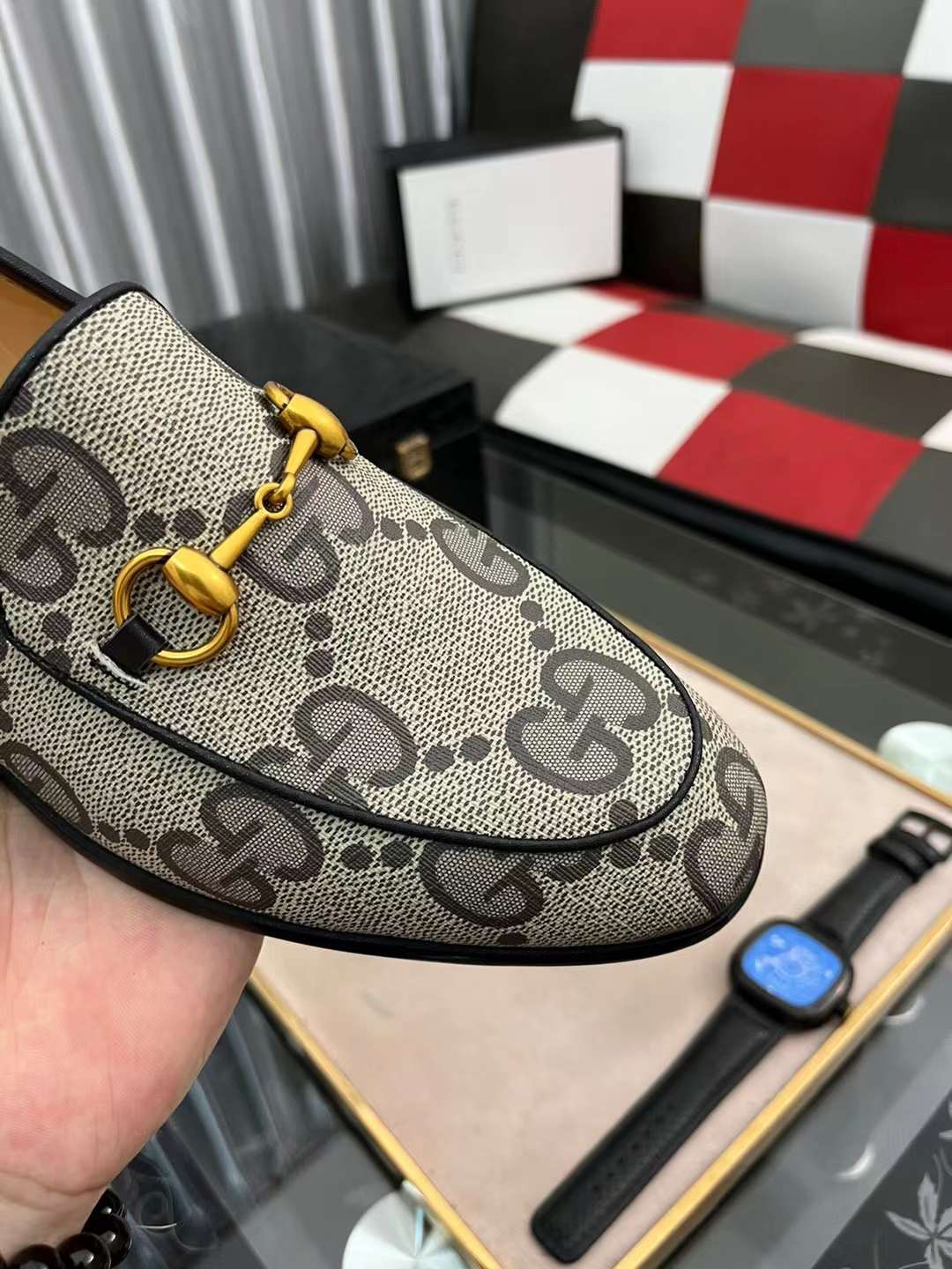 Men G*ucci Top Sneaker