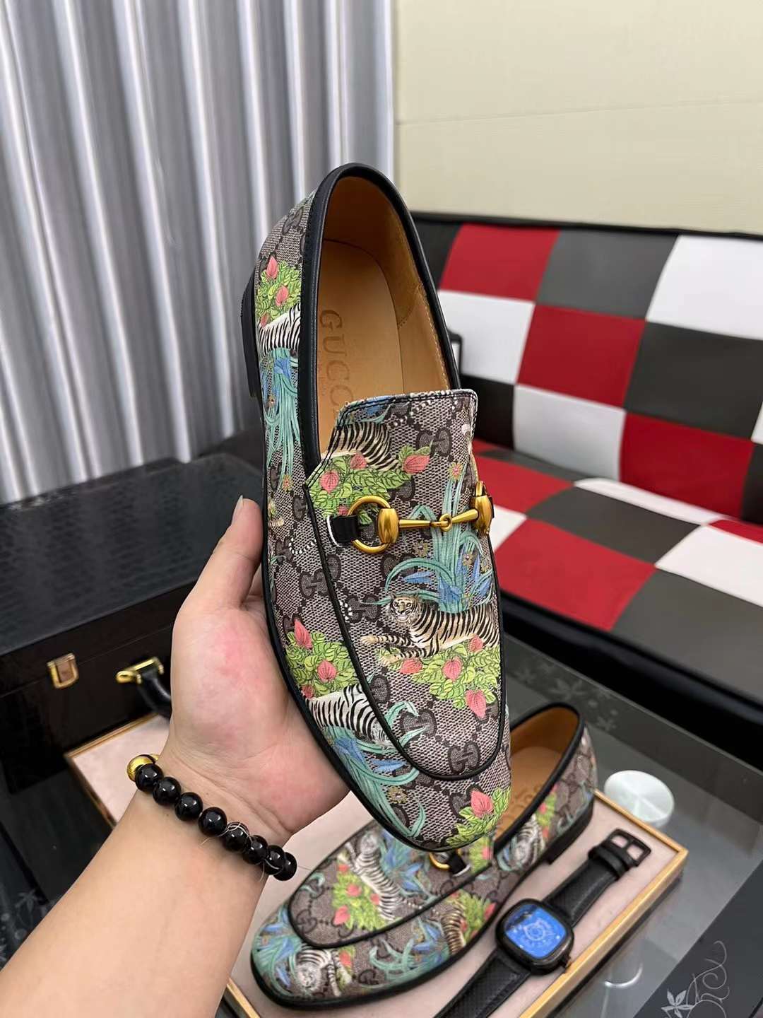 Men G*ucci Top Sneaker