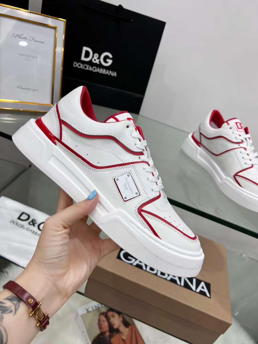 Men Women D*G Top Sneakers