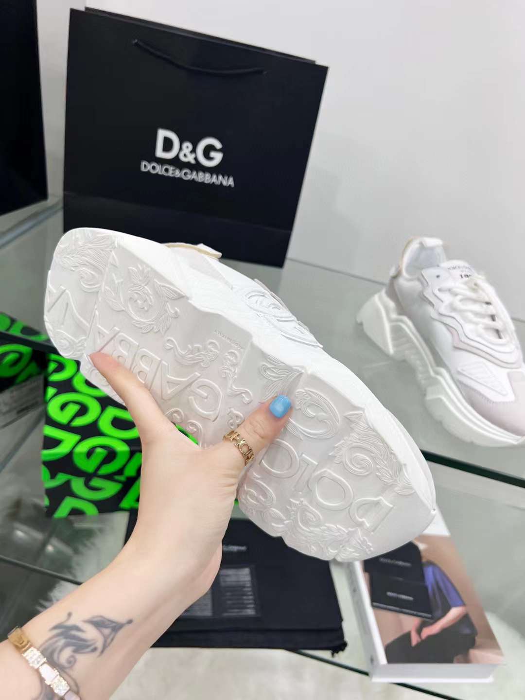 Men Women D*G Top Sneakers