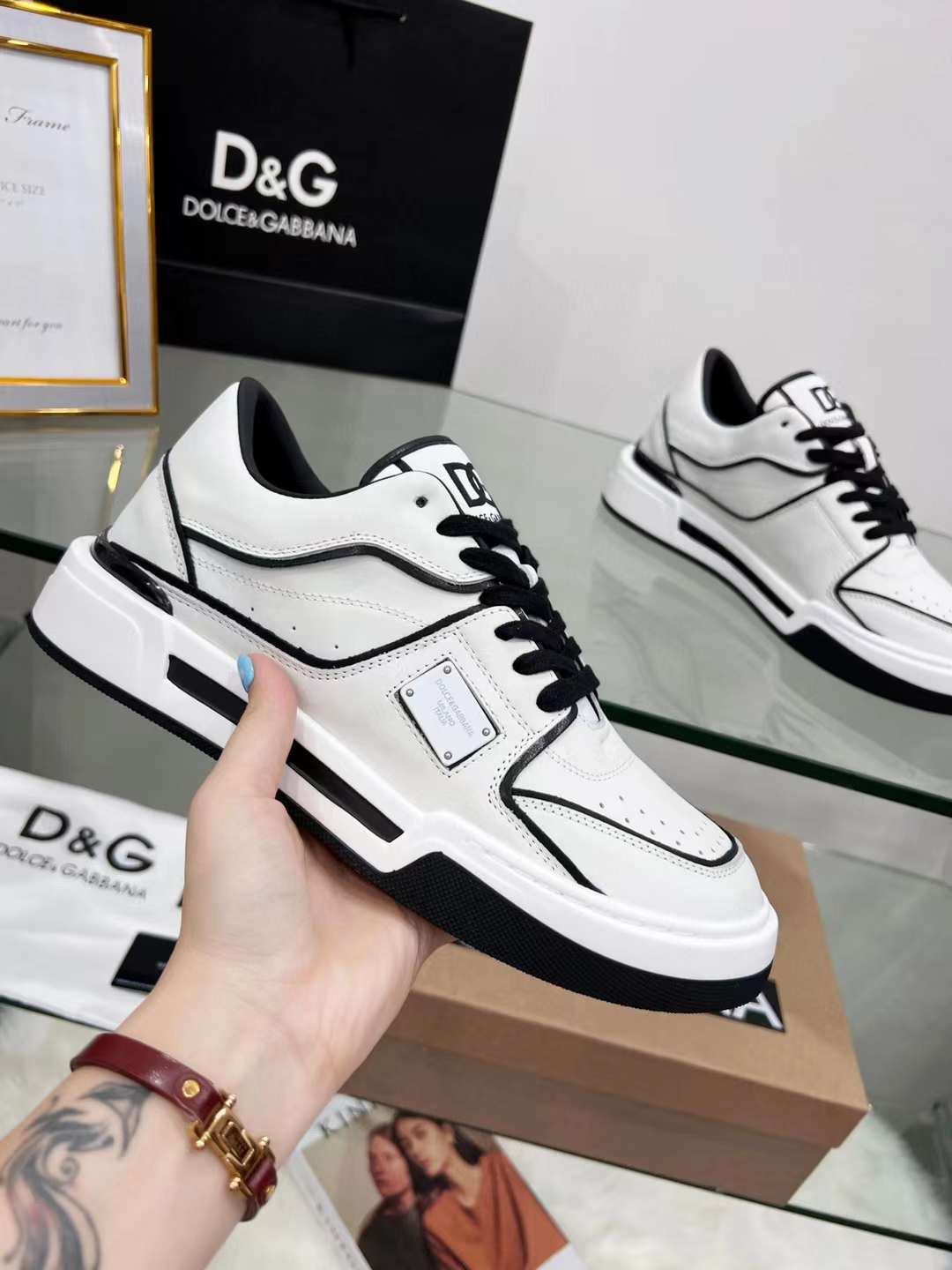 Men Women D*G Top Sneakers