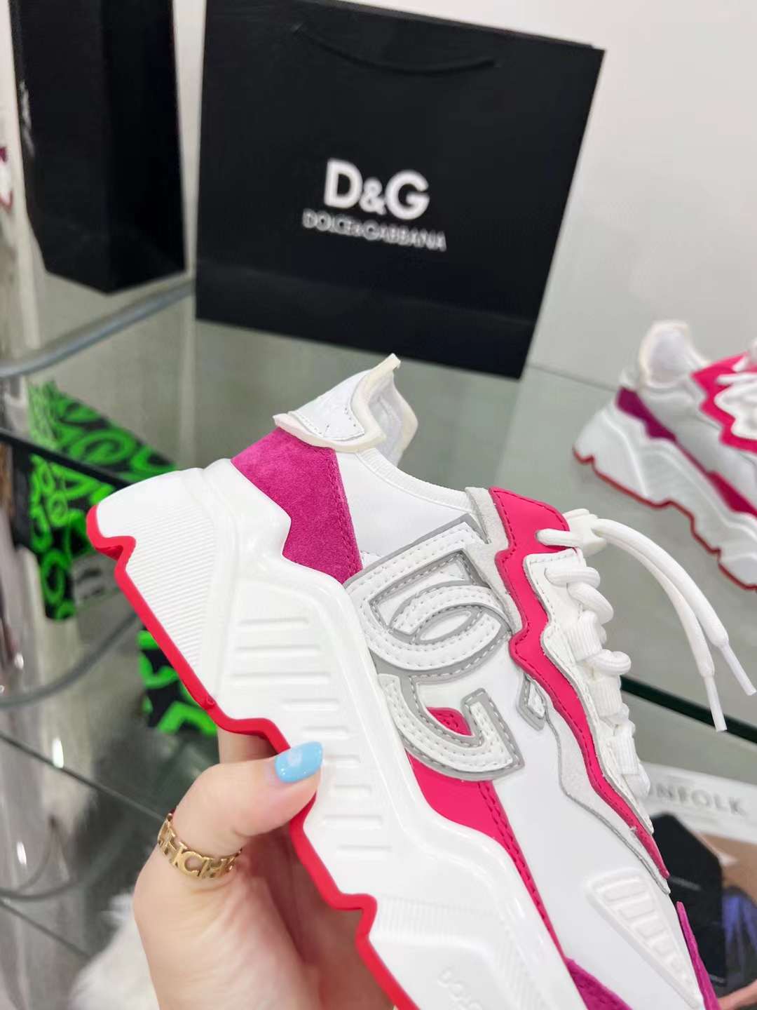 Men Women D*G Top Sneakers