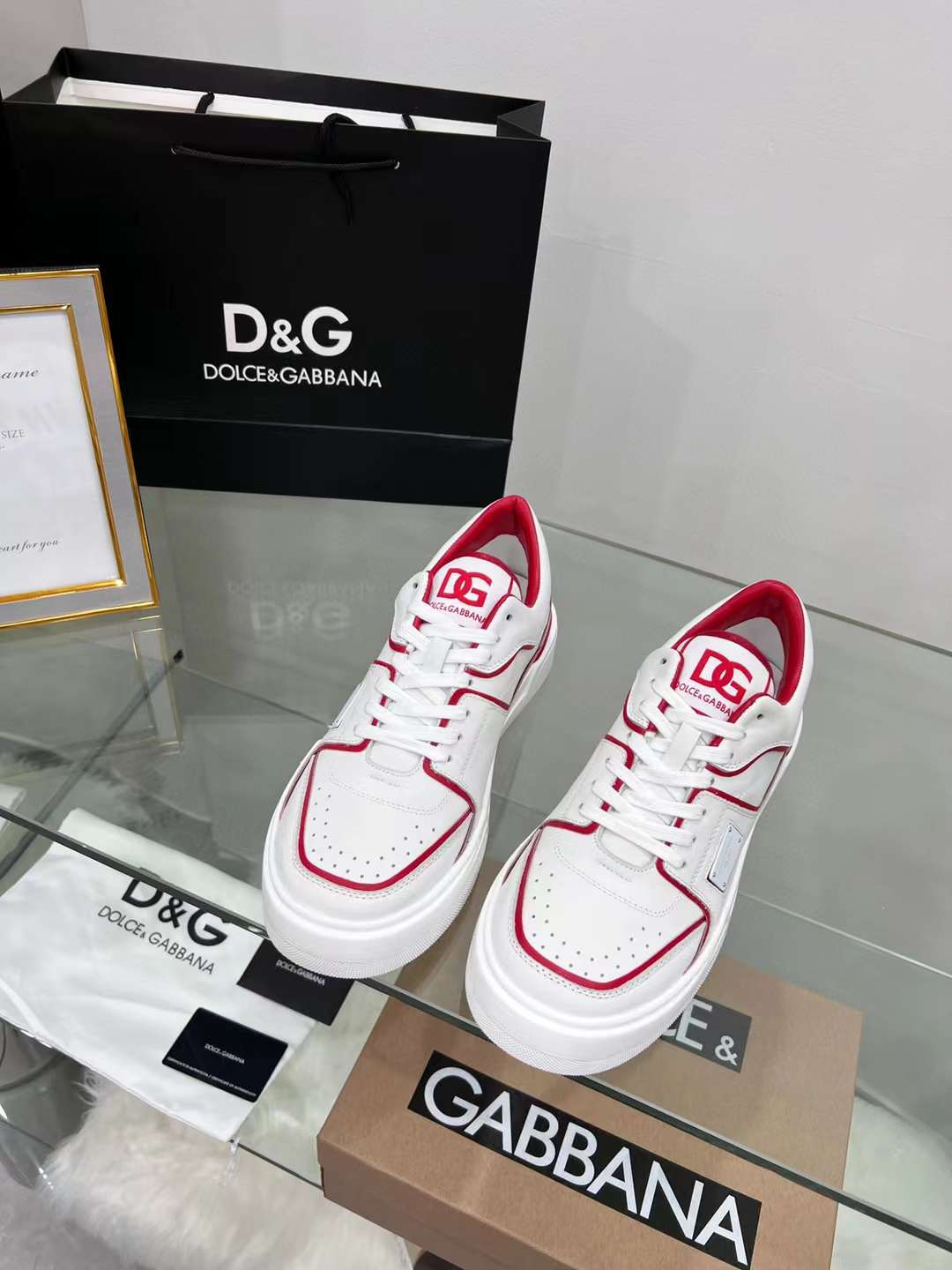 Men Women D*G Top Sneakers