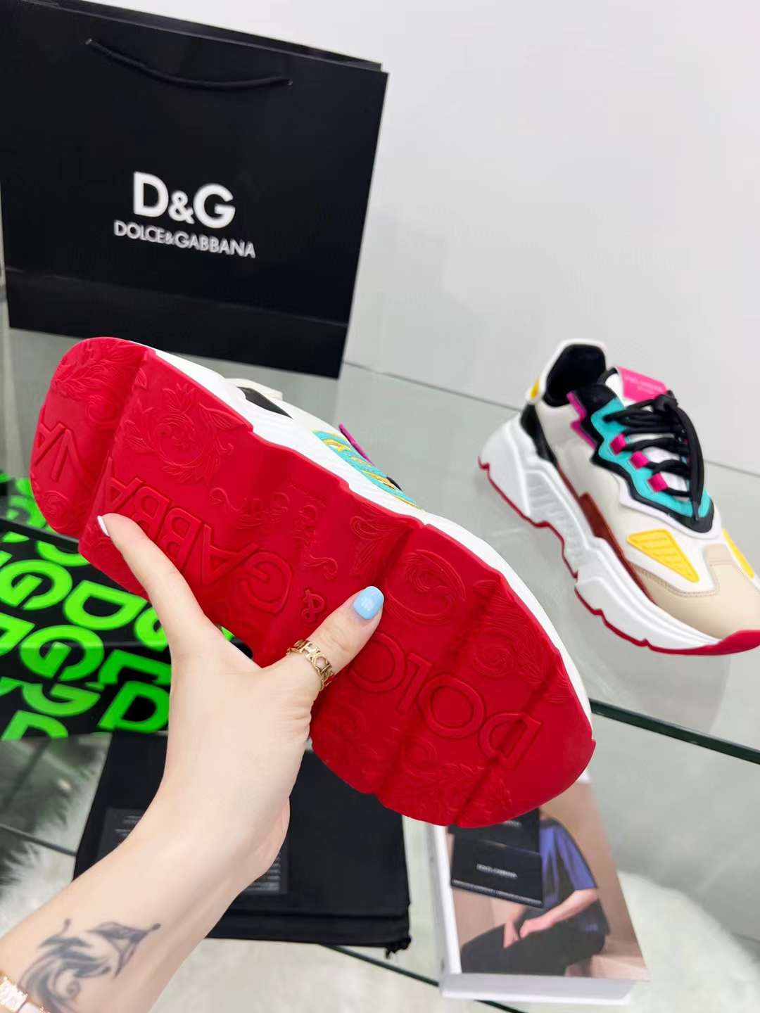Men Women D*G Top Sneakers