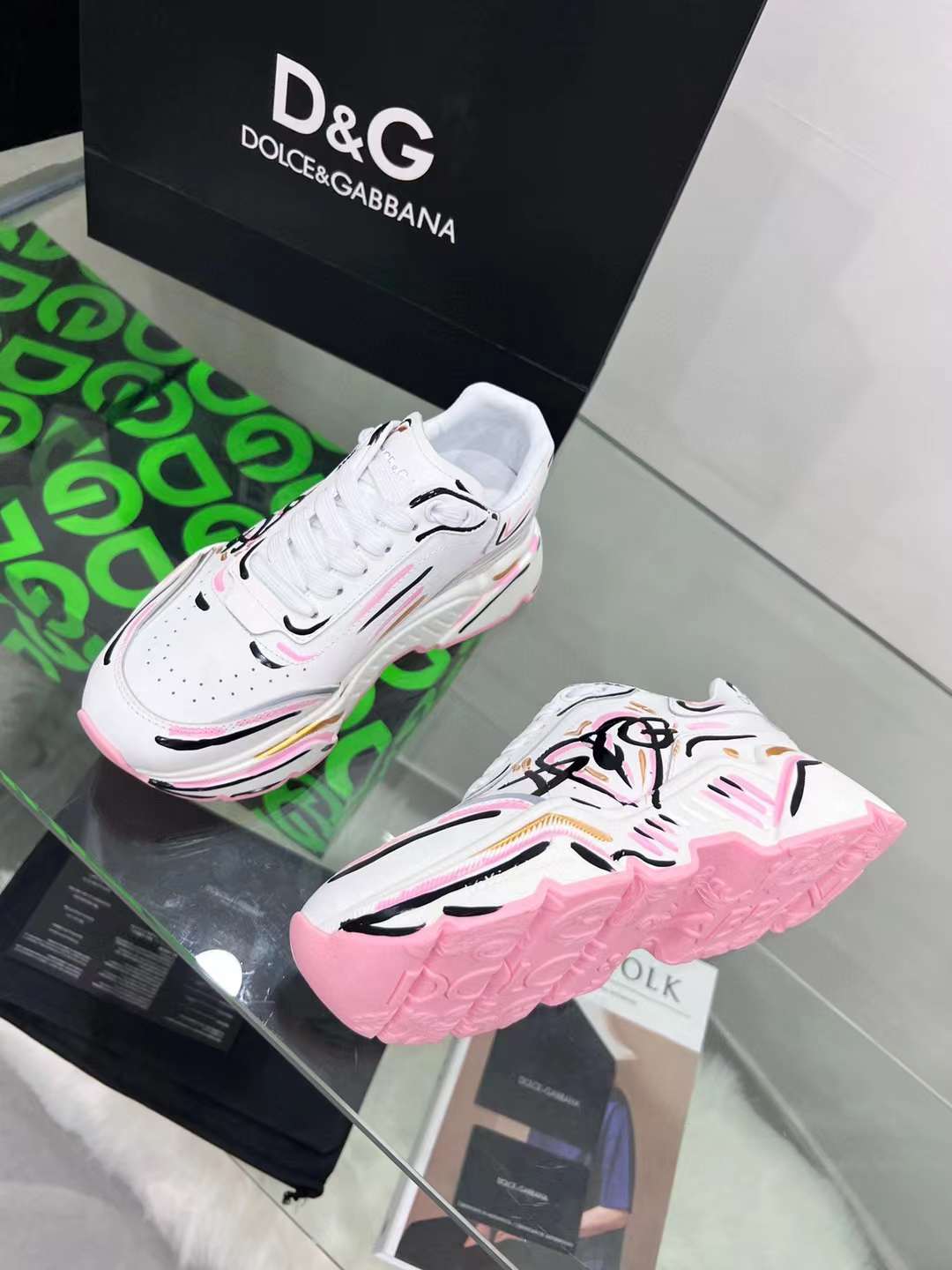 Men Women D*G Top Sneakers