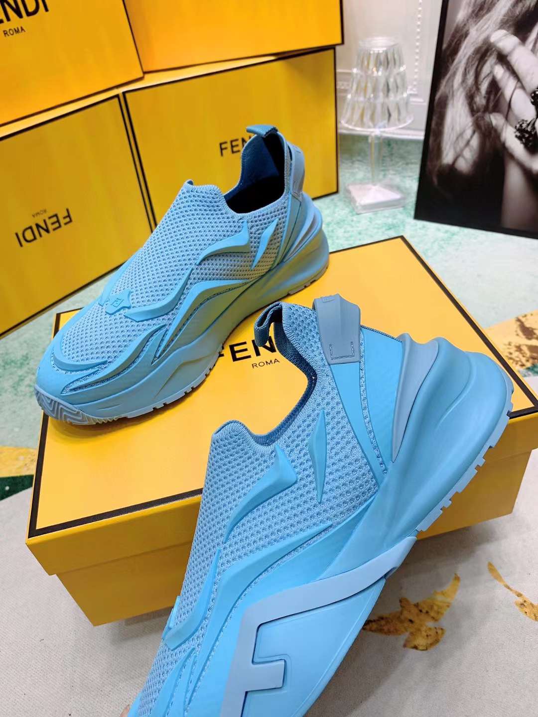 Men Women F*endi Top Sneaker （ ）