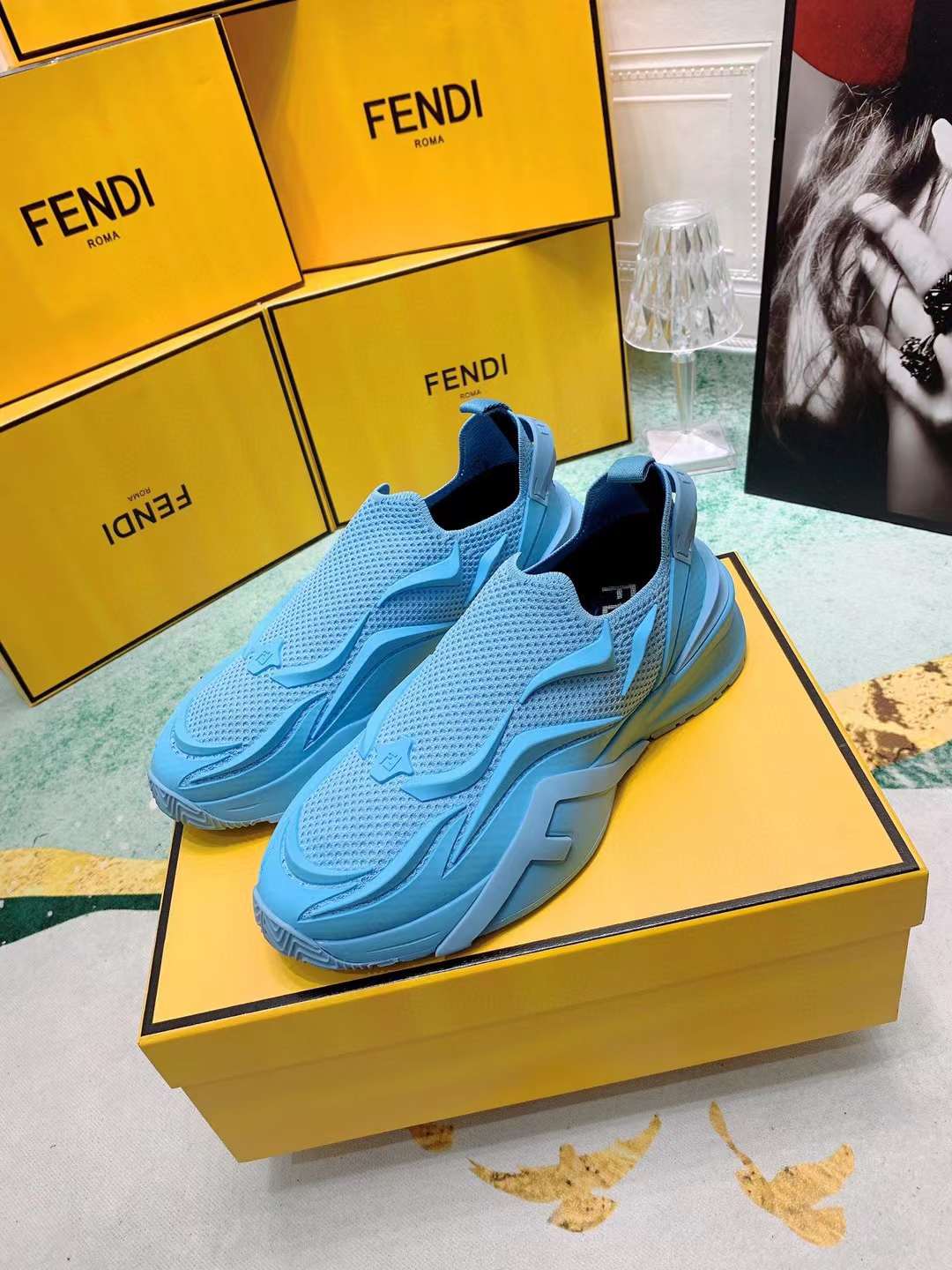 Men Women F*endi Top Sneaker （ ）