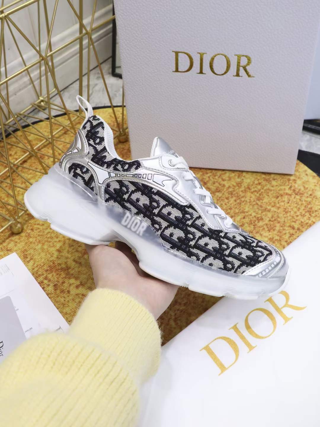 Men Women D*ior Top Sneakers （）