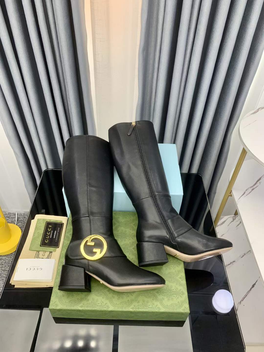 Women G*ucci Top Boots （）