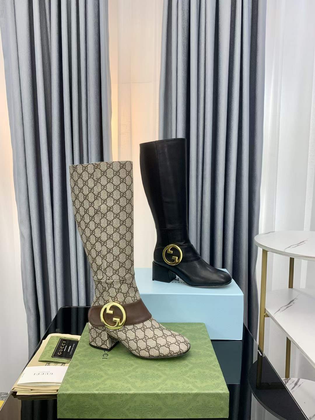 Women G*ucci Top Boots （）