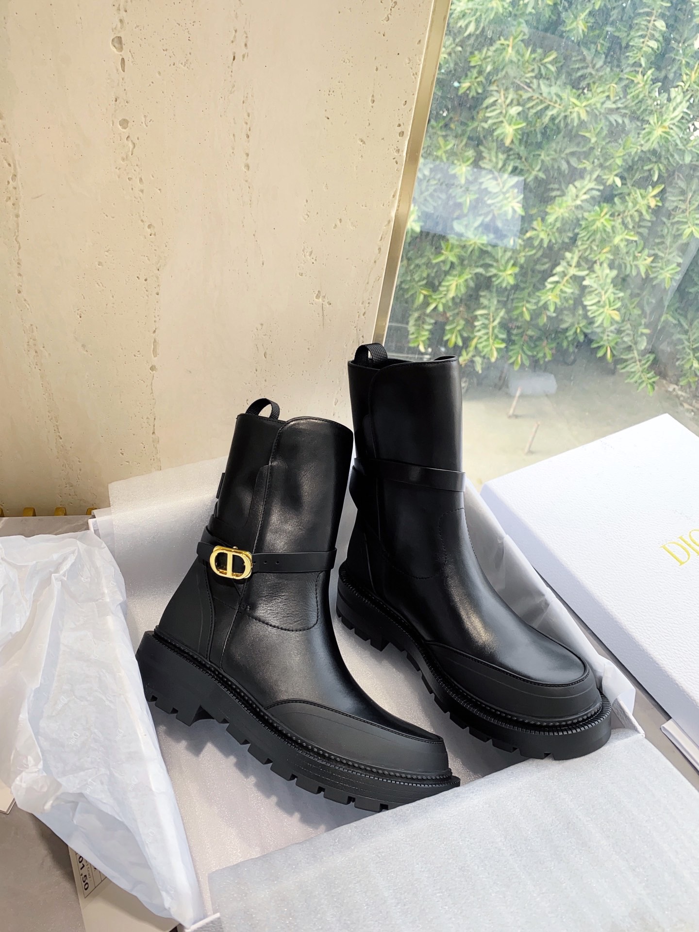 Women D*ior Top Boots Maikesneakers