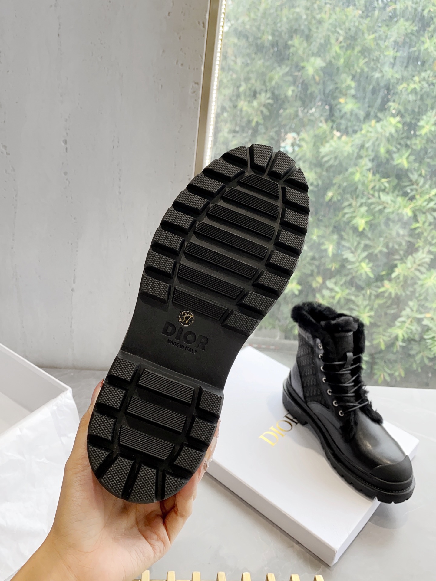 Women D*ior Top Boots Maikesneakers