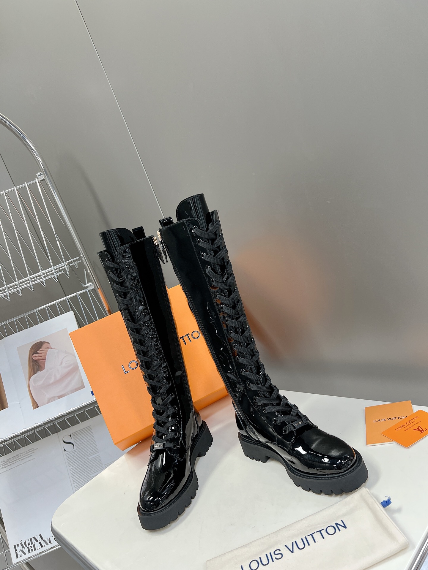 Women L*ouis V*uitton Top Boots Maikesneakers