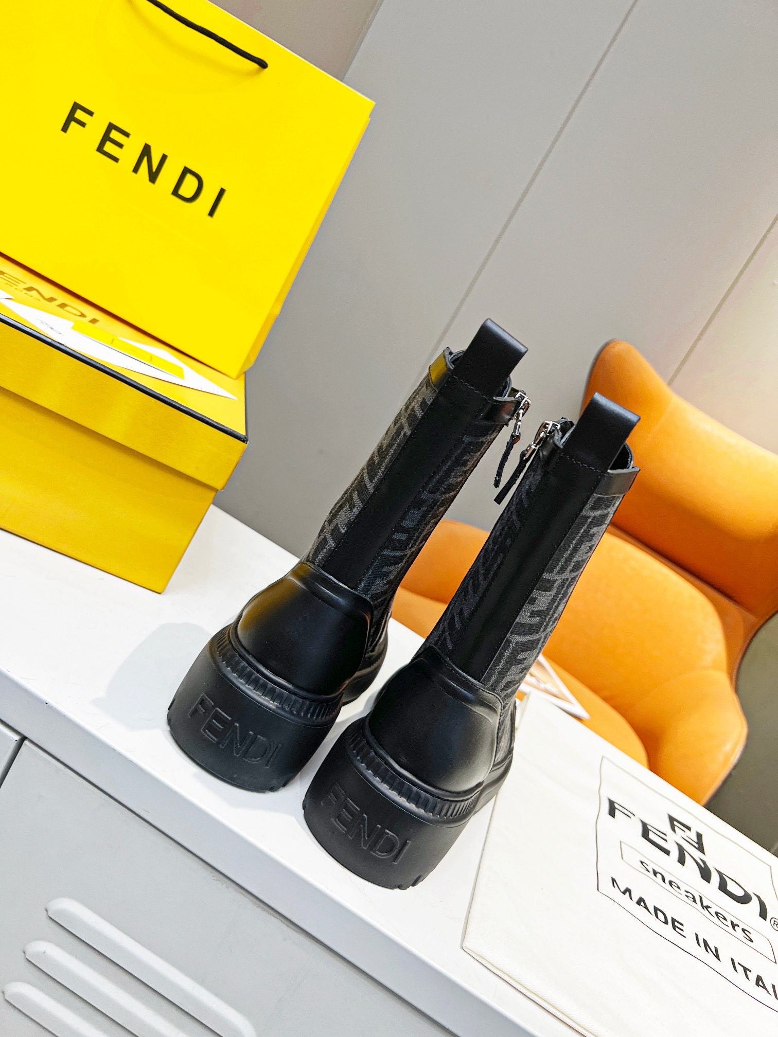 Women F*endi Top Boots Maikesneakers