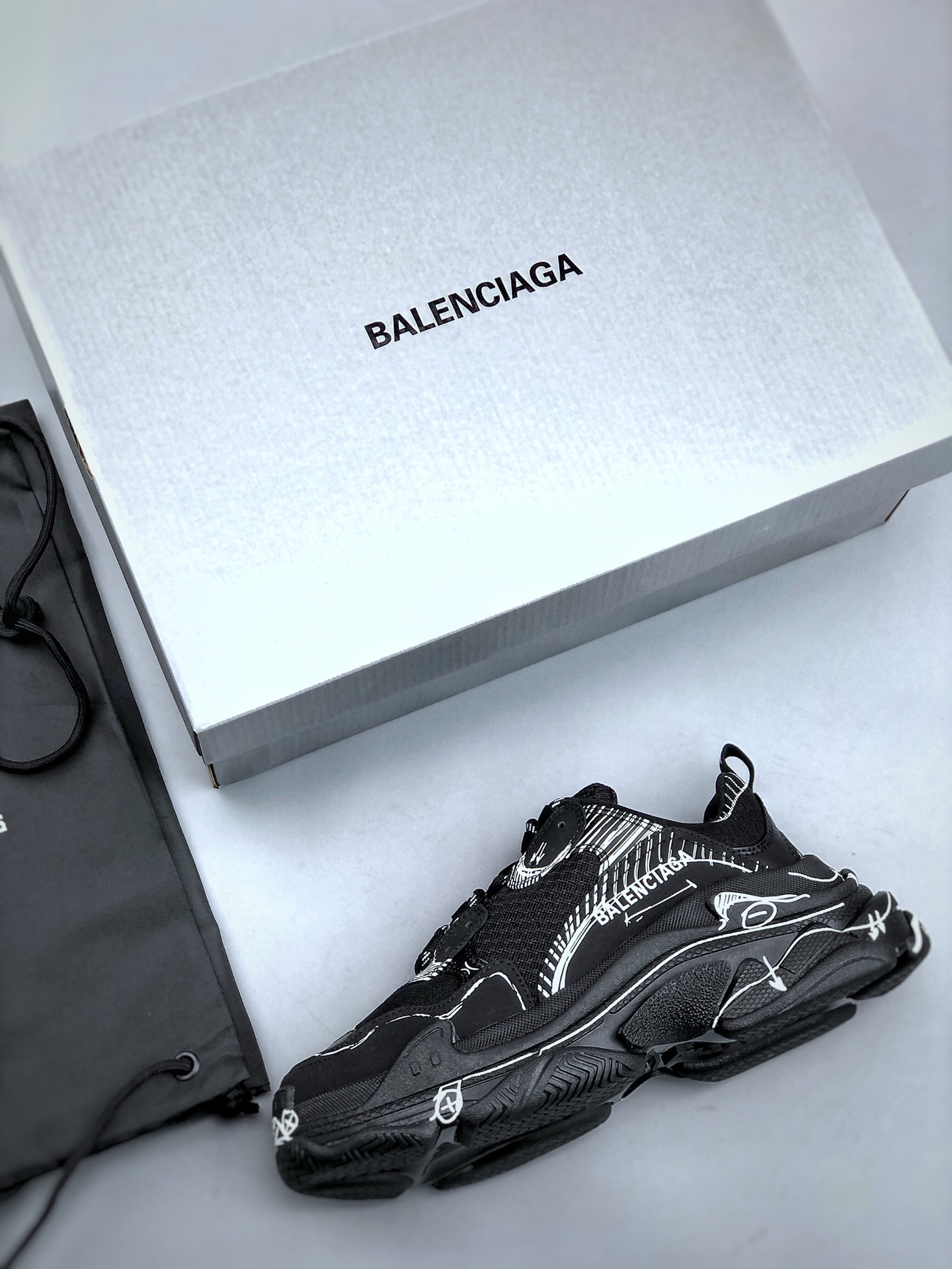 B*alenciaga Top Sneakers