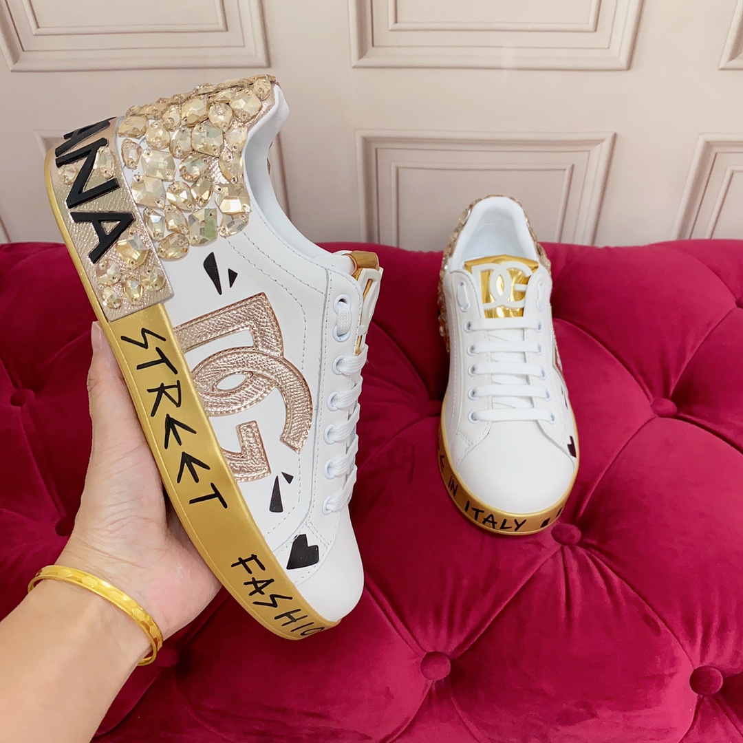 Men Women D*G Top Sneakers