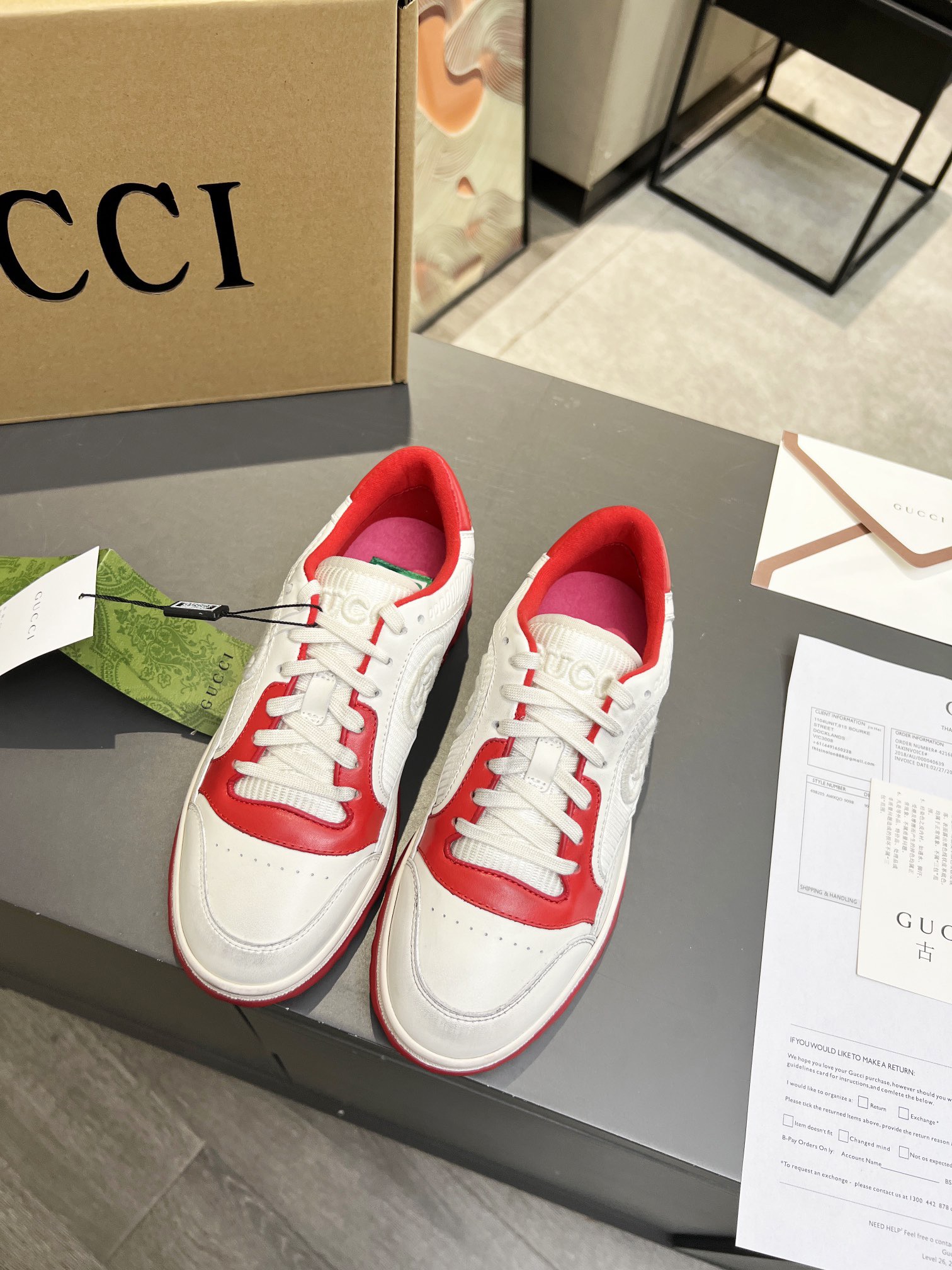 Men Women G*ucci Top Sneaker