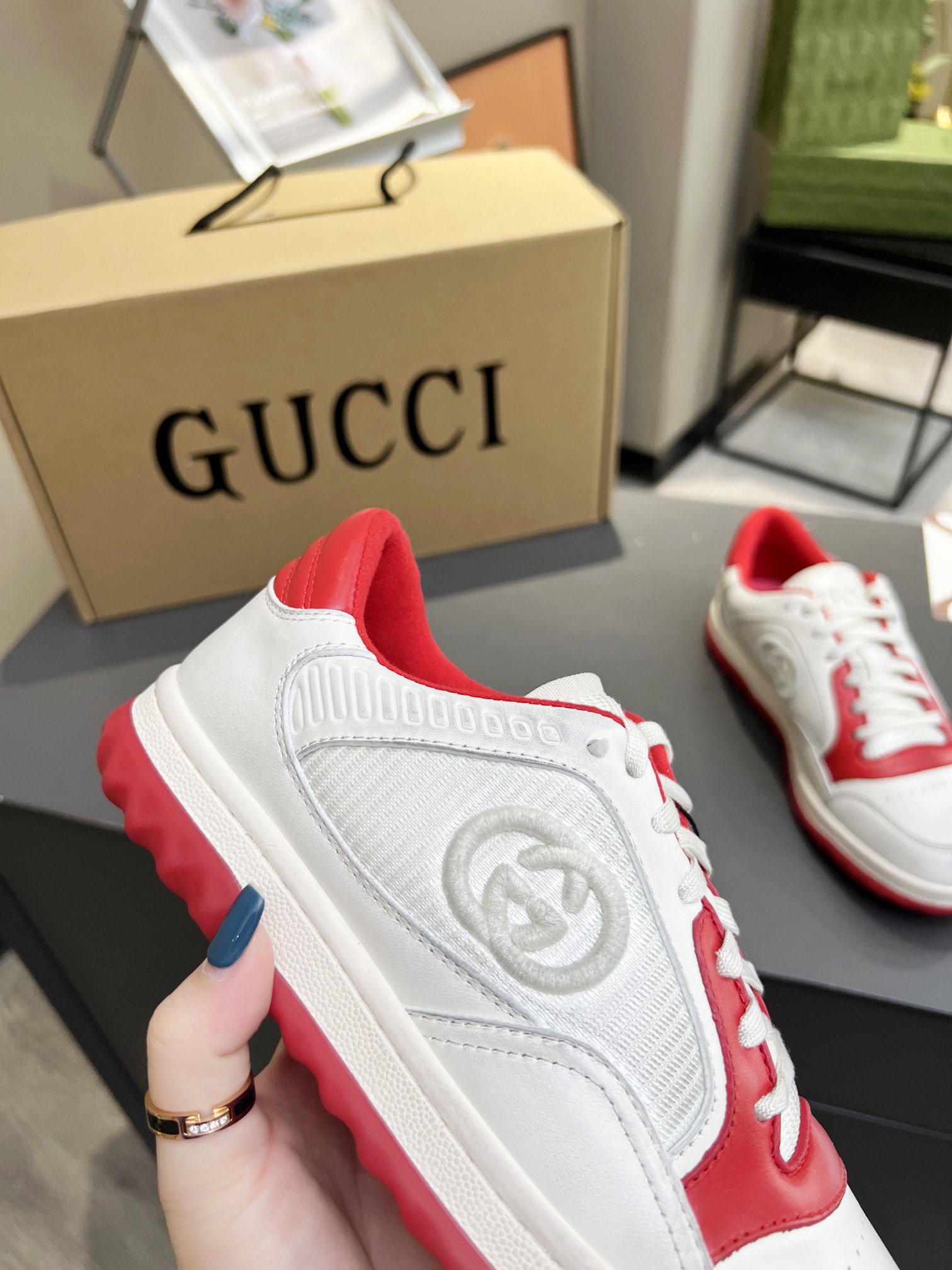 Men Women G*ucci Top Sneaker
