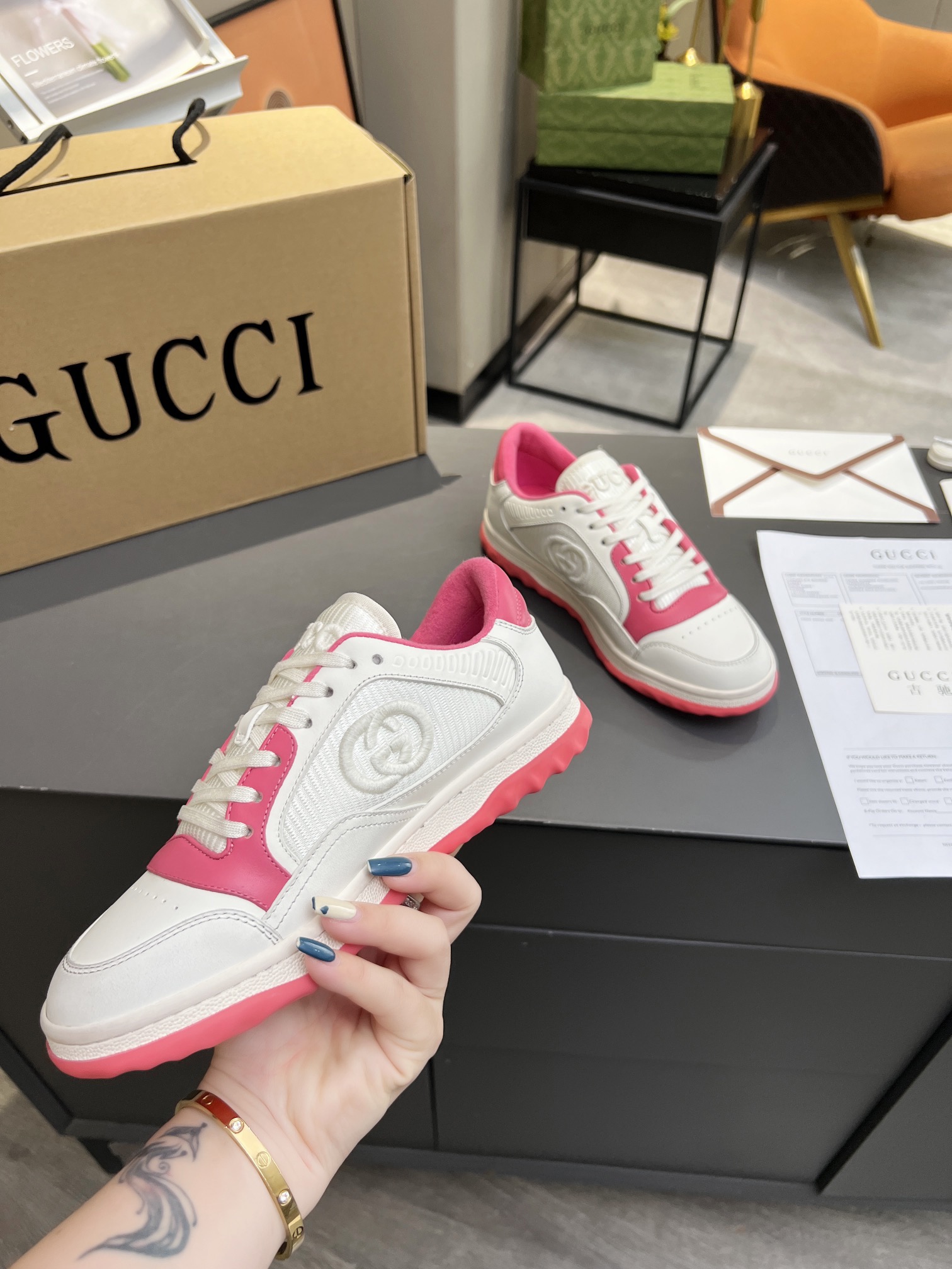 Men Women G*ucci Top Sneaker
