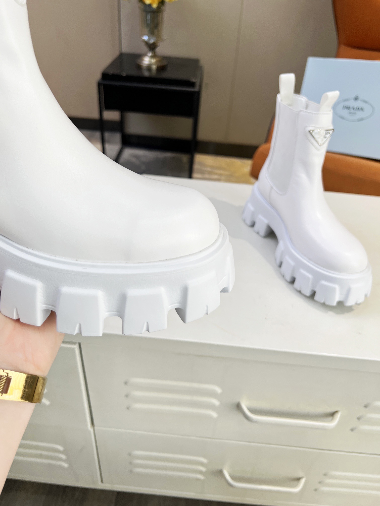 Women P*rada Top Sneakers