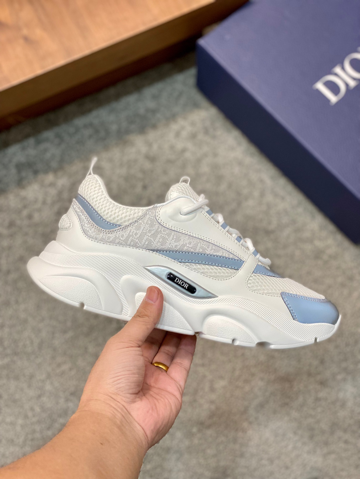 Men D*ior Top Sneaker