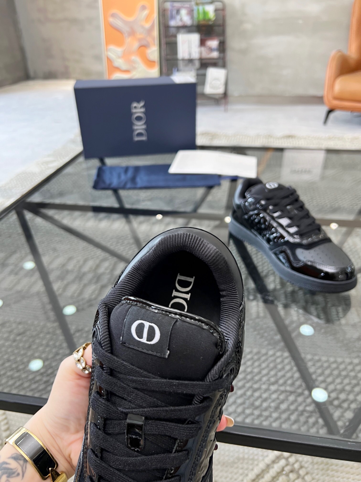 Men Women D*ior Top Sneaker