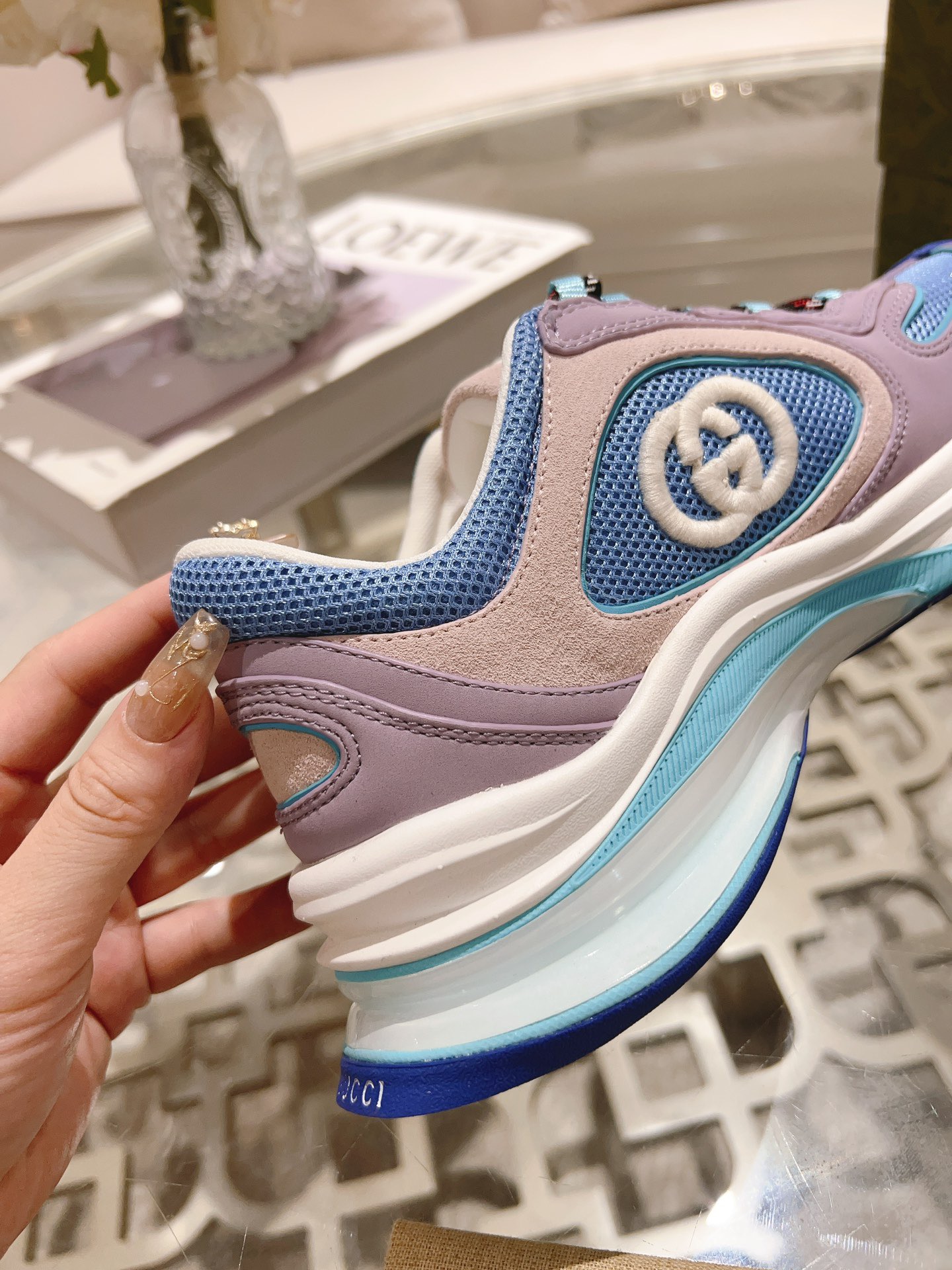 Men Women G*ucci Top Sneaker