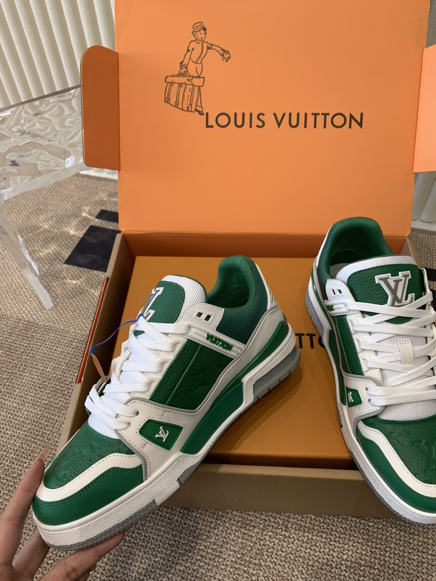 Men Women L*ouis V*uitton Top Sneaker L*V Trainer