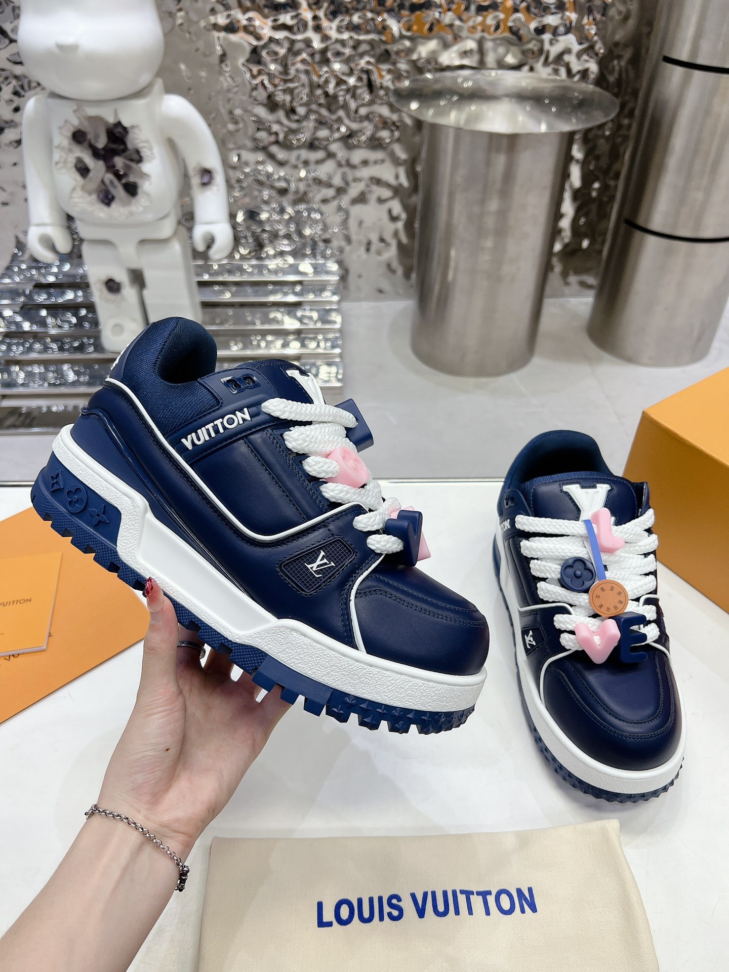 Men Women L*ouis V*uitton Top Sneaker L*V Trainer