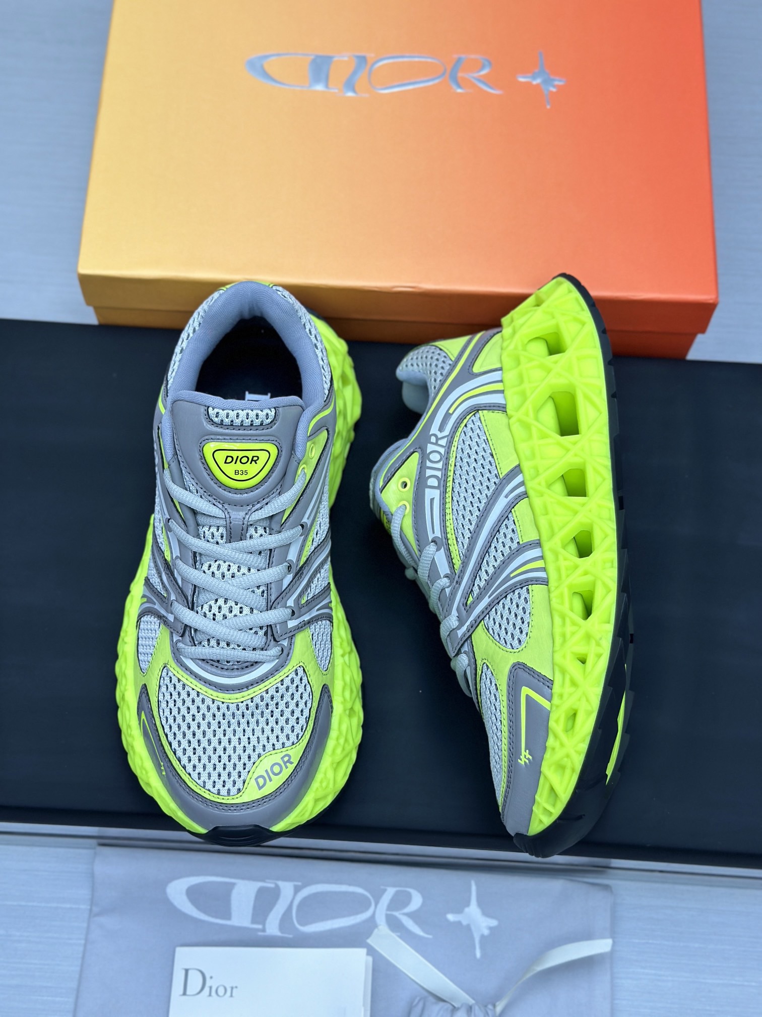 Men D*ior Top Sneaker（）