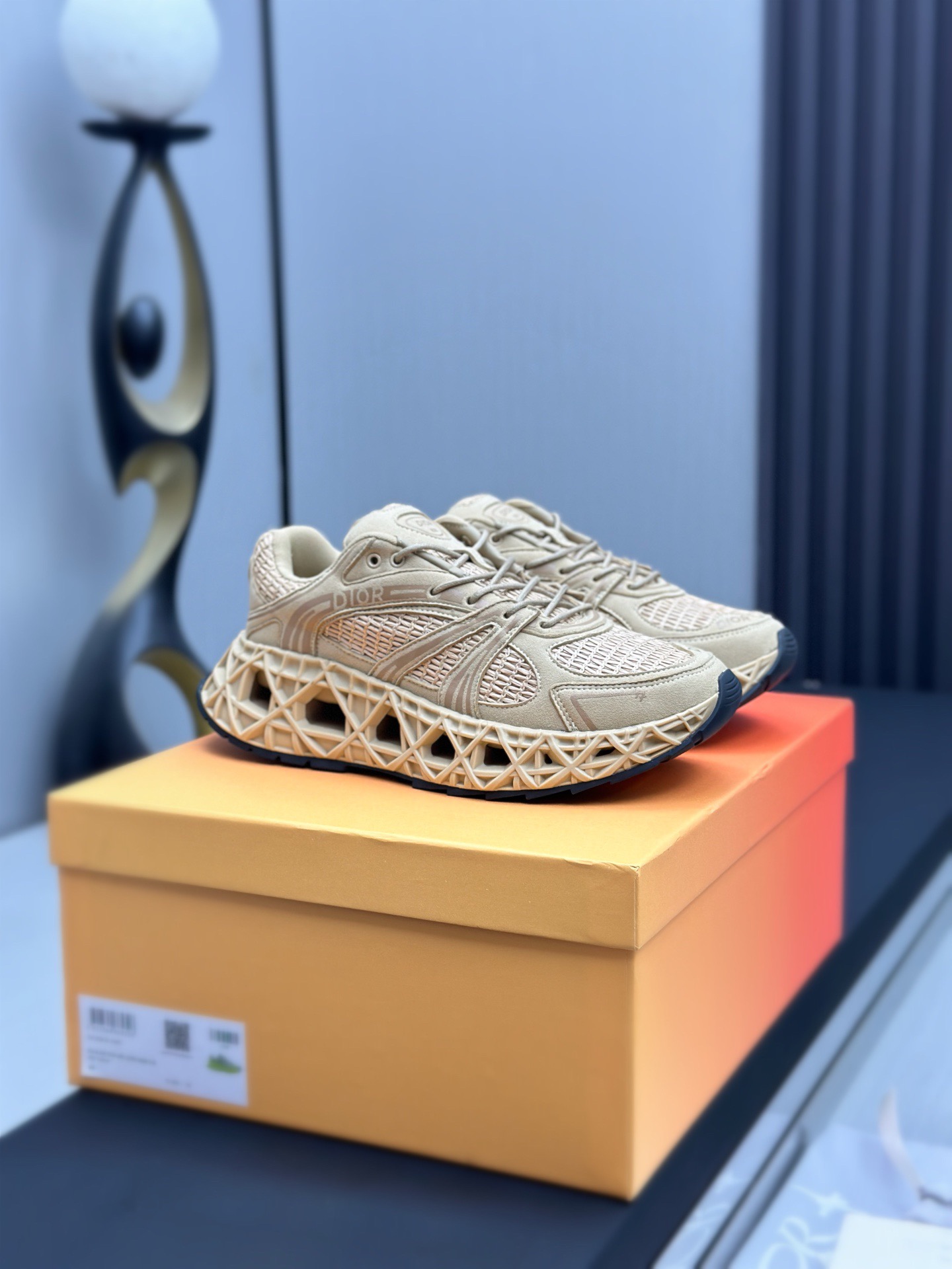 Men D*ior Top Sneaker（）