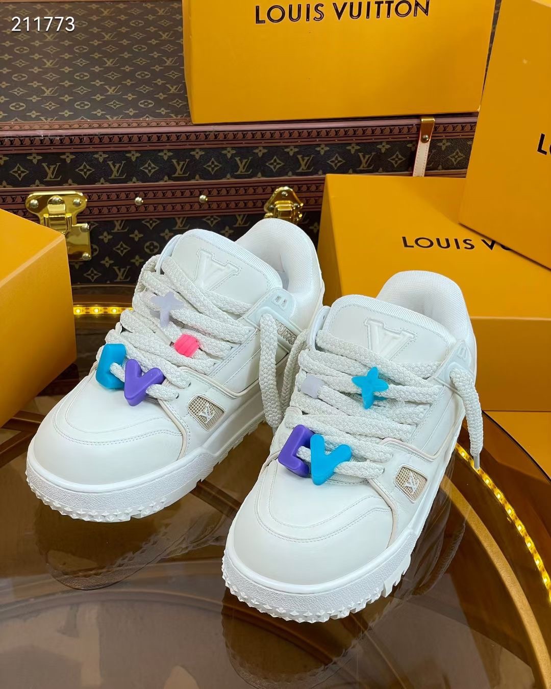 Men Women L*ouis V*uitton Top Sneaker L*V Trainer size 35-46