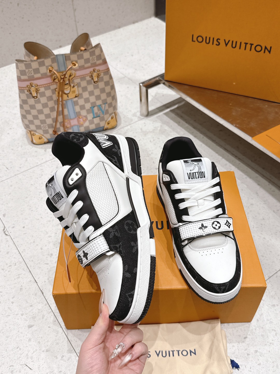 Men Women L*ouis V*uitton Top Sneaker L*V Trainer size 35-46