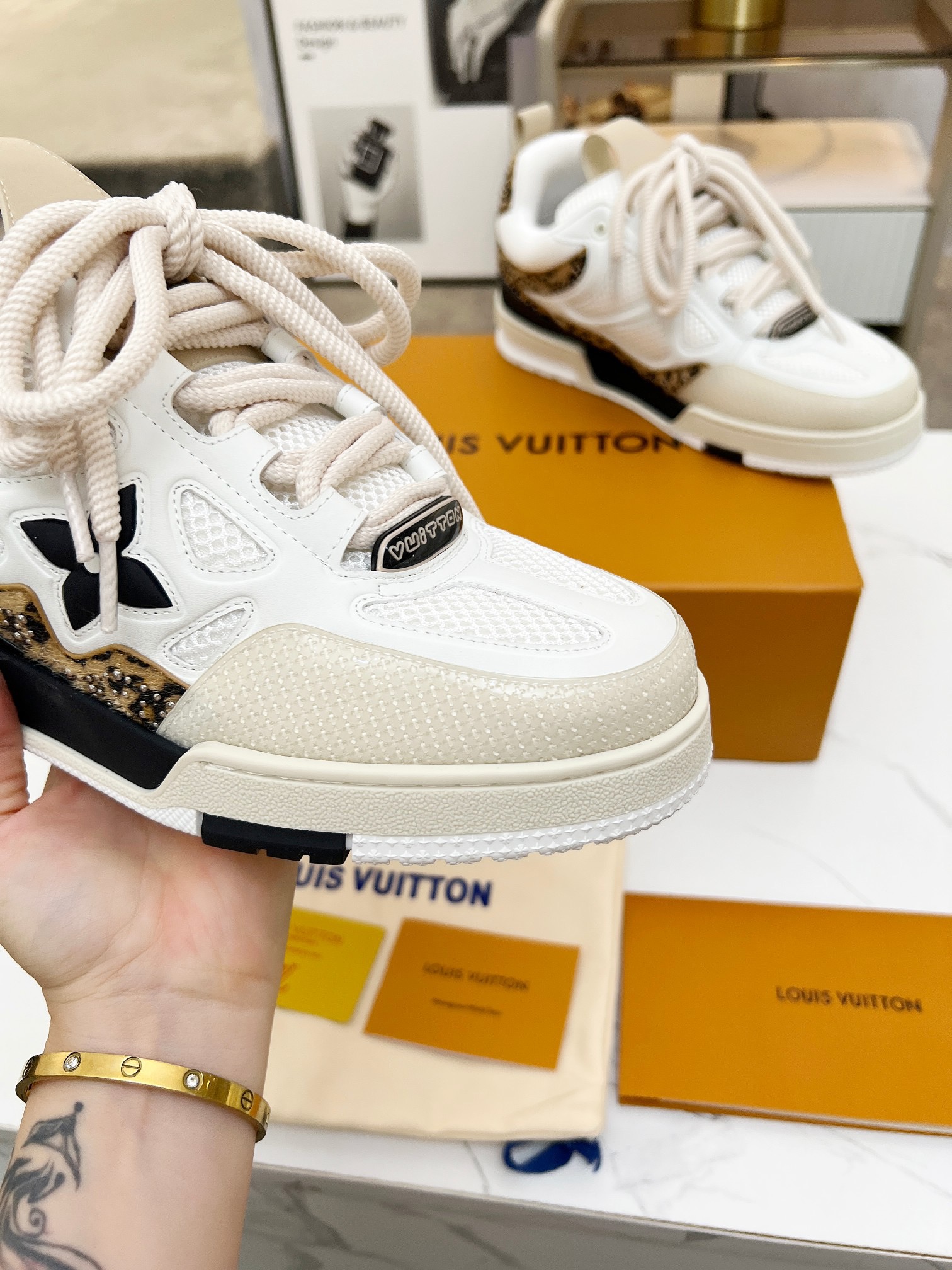 Men Women L*ouis V*uitton Top Sneaker L*V Trainer size 35-46