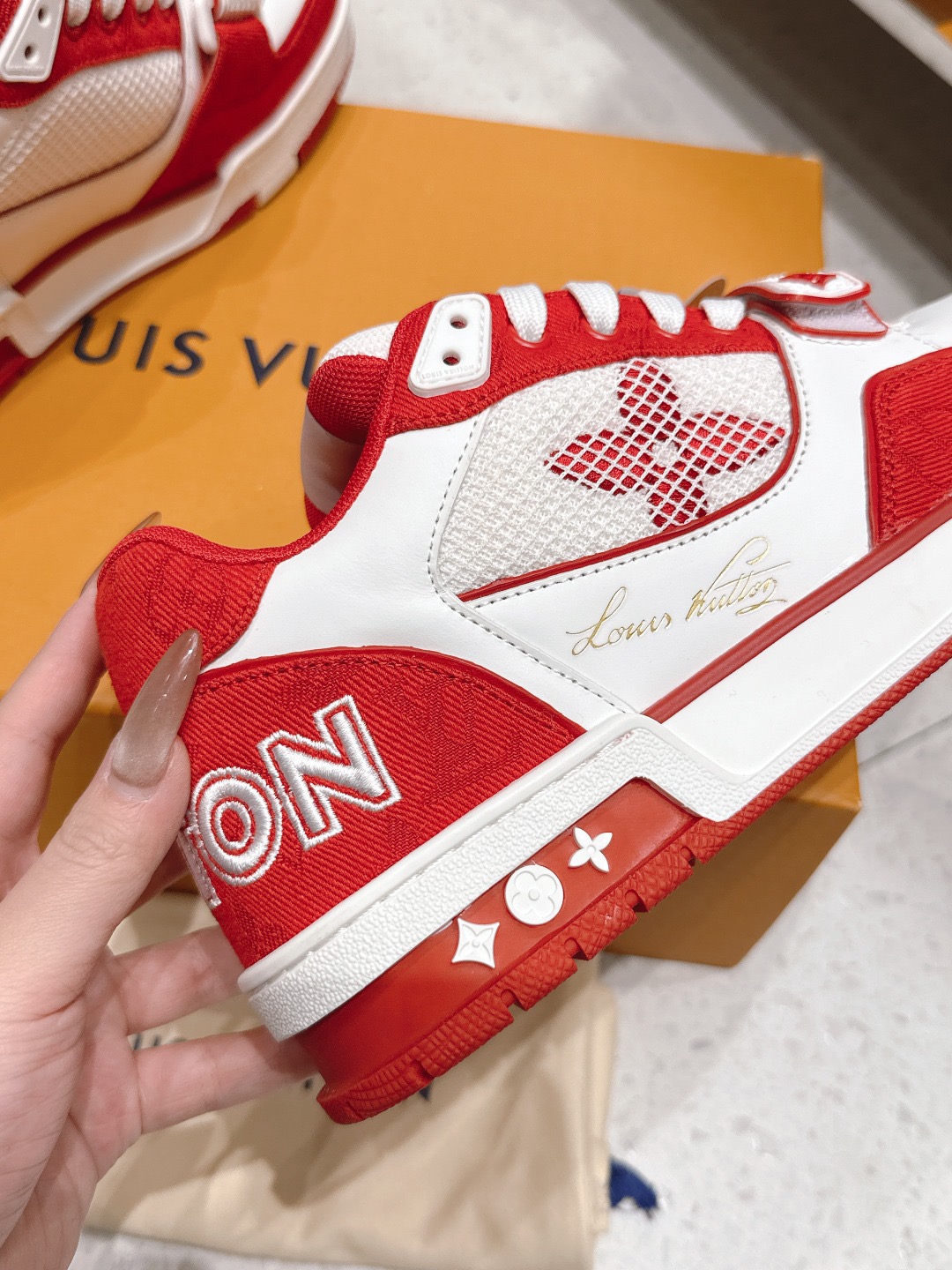 Men Women L*ouis V*uitton Top Sneaker L*V Trainer size 35-46