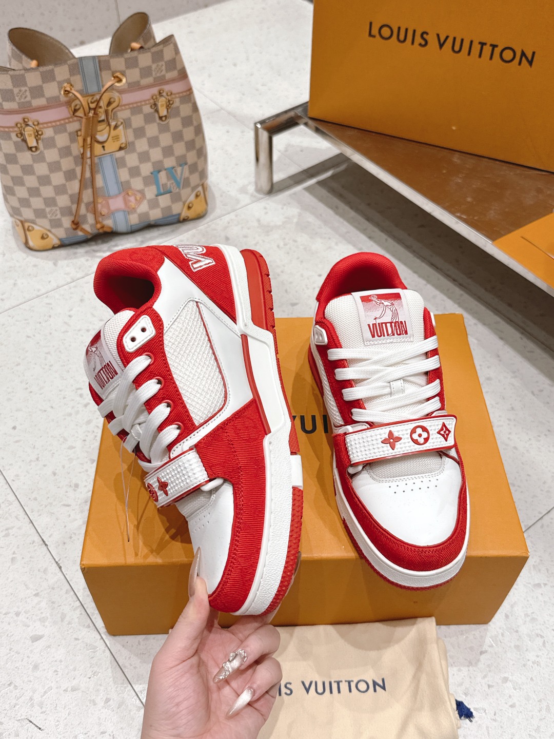 Men Women L*ouis V*uitton Top Sneaker L*V Trainer size 35-46