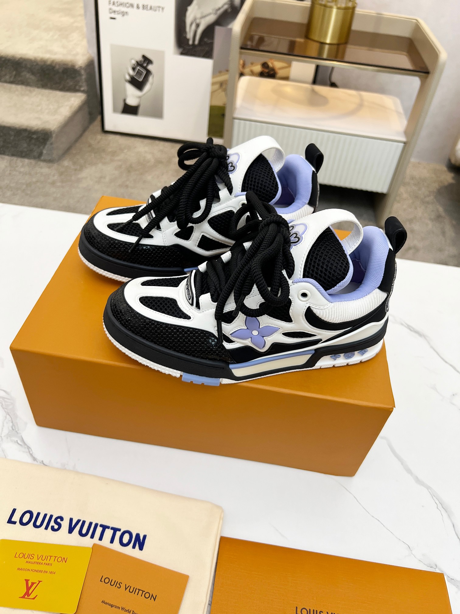 Men Women L*ouis V*uitton Top Sneaker L*V Trainer size 35-46