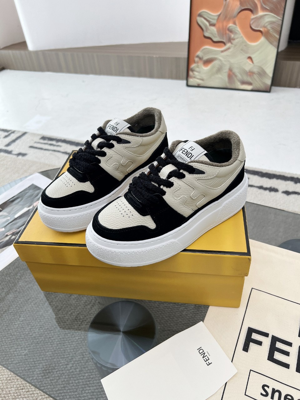 Men Women F*endi Top Sneakers size 35-46