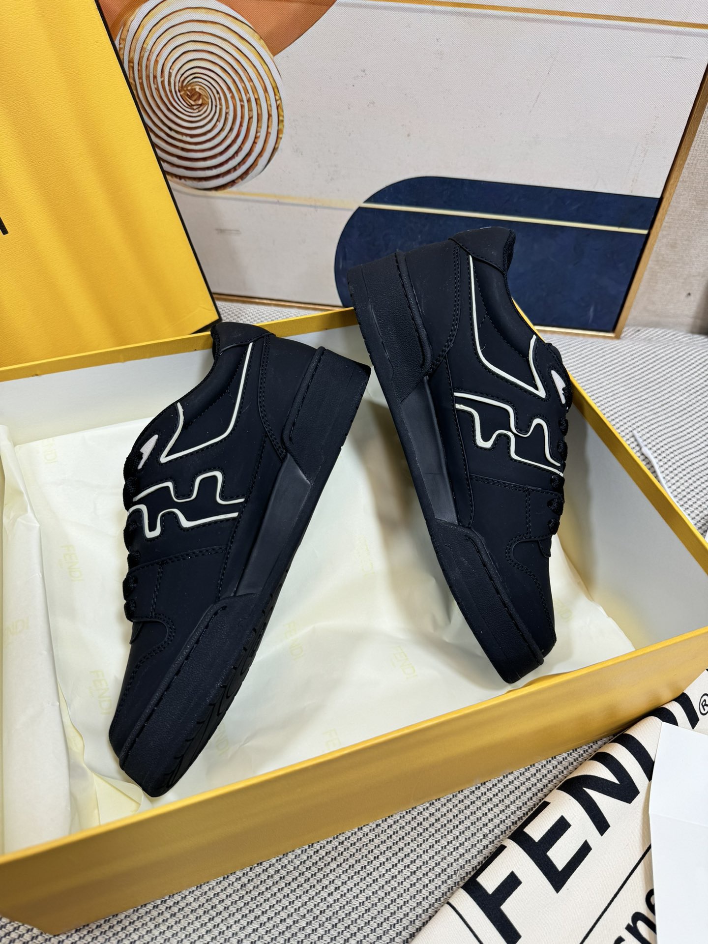 Men Women F*endi Top Sneakers size 35-46