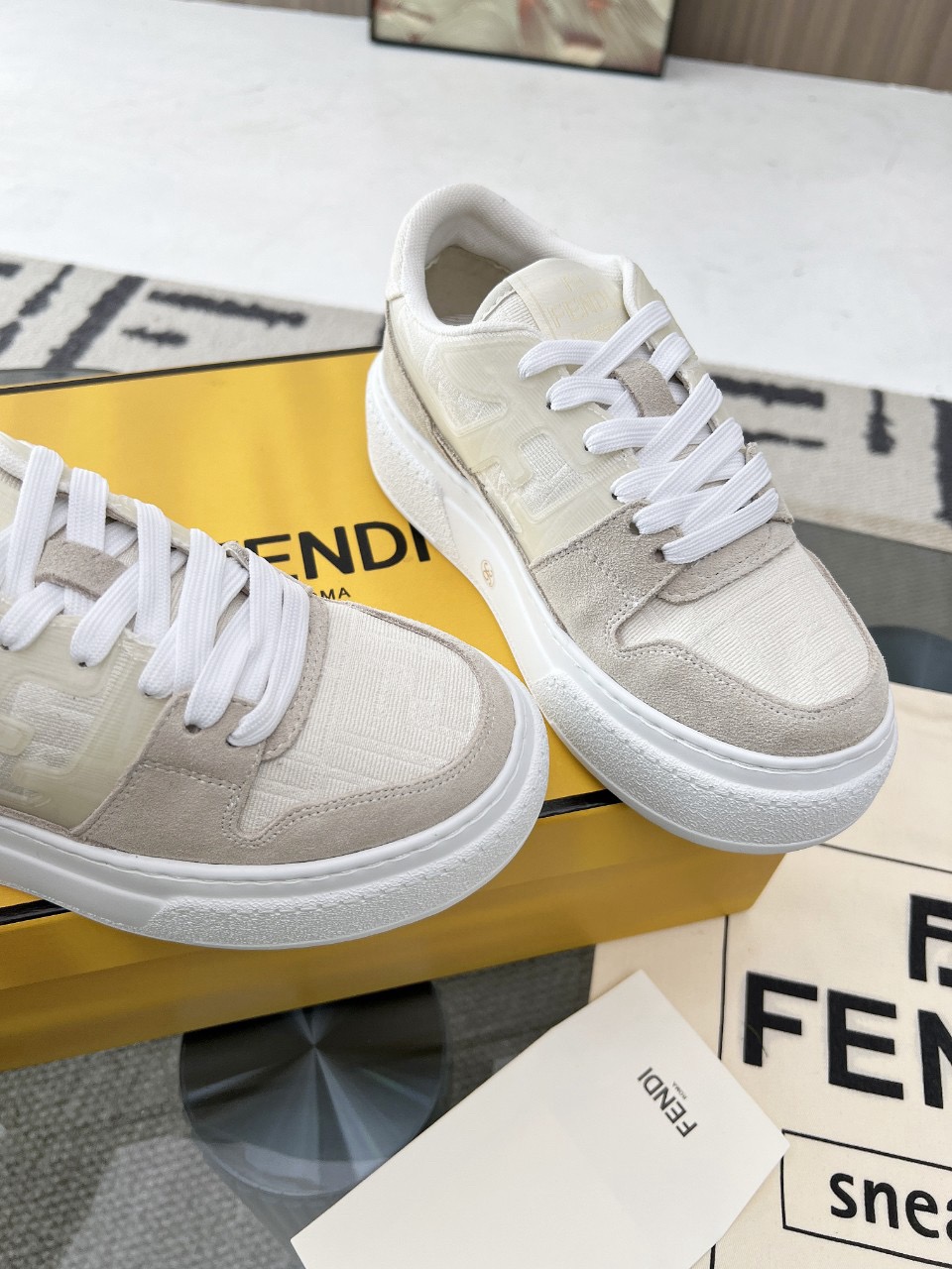 Men Women F*endi Top Sneakers size 35-46