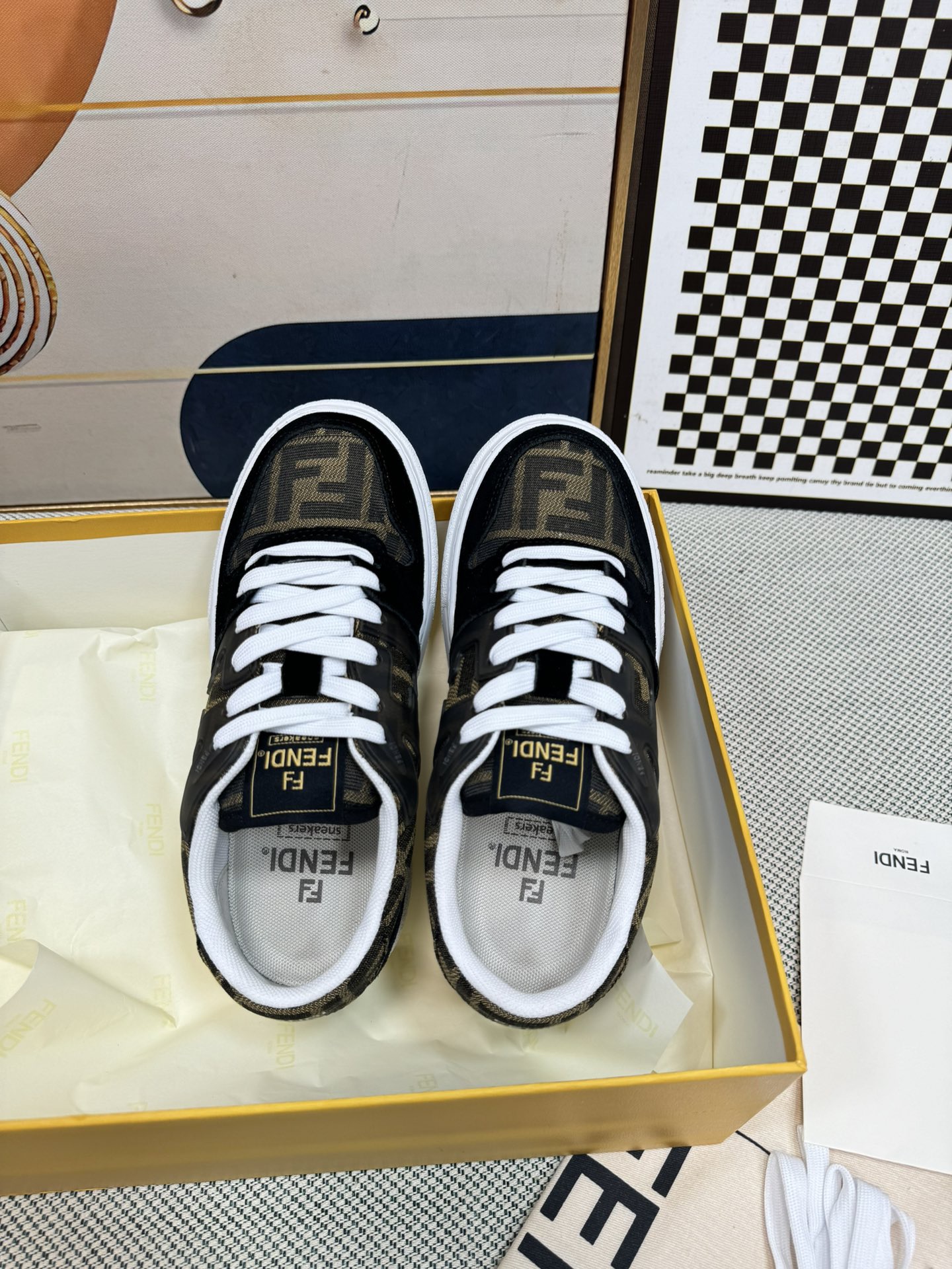 Men Women F*endi Top Sneakers size 35-46