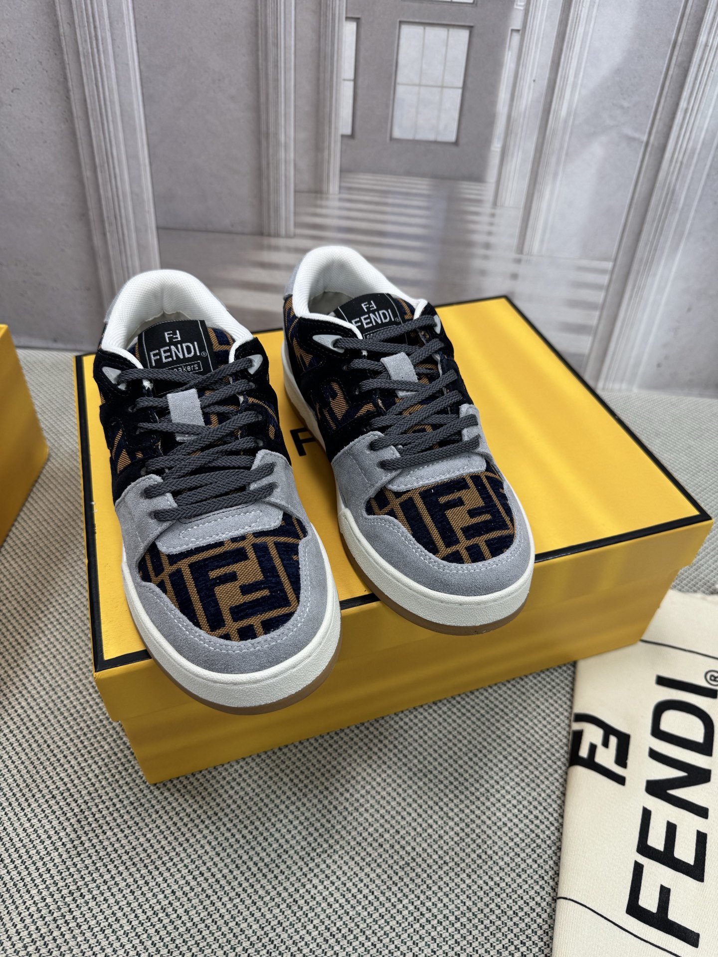 Men Women F*endi Top Sneakers size 35-46