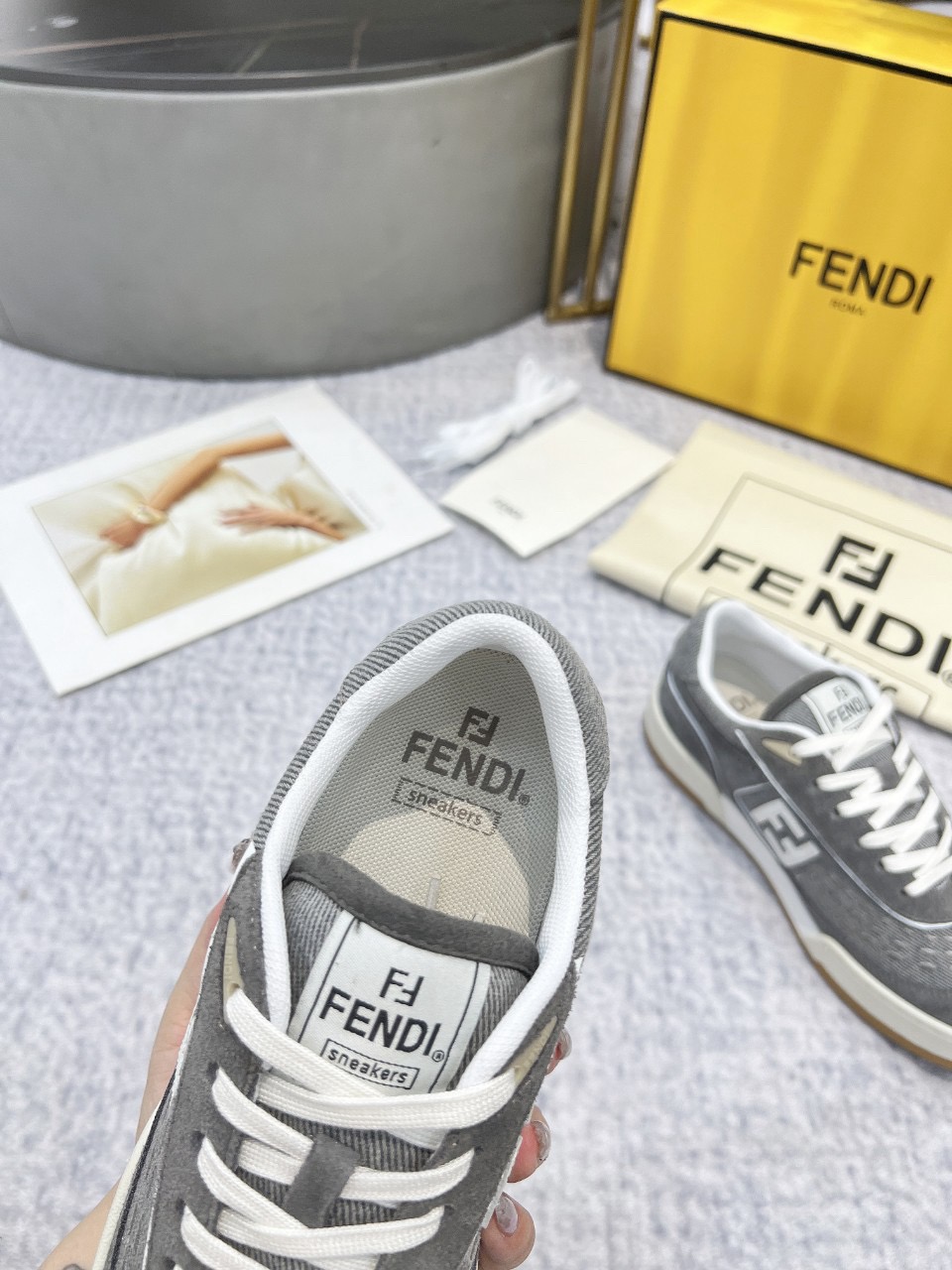 Men Women F*endi Top Sneakers size 35-46