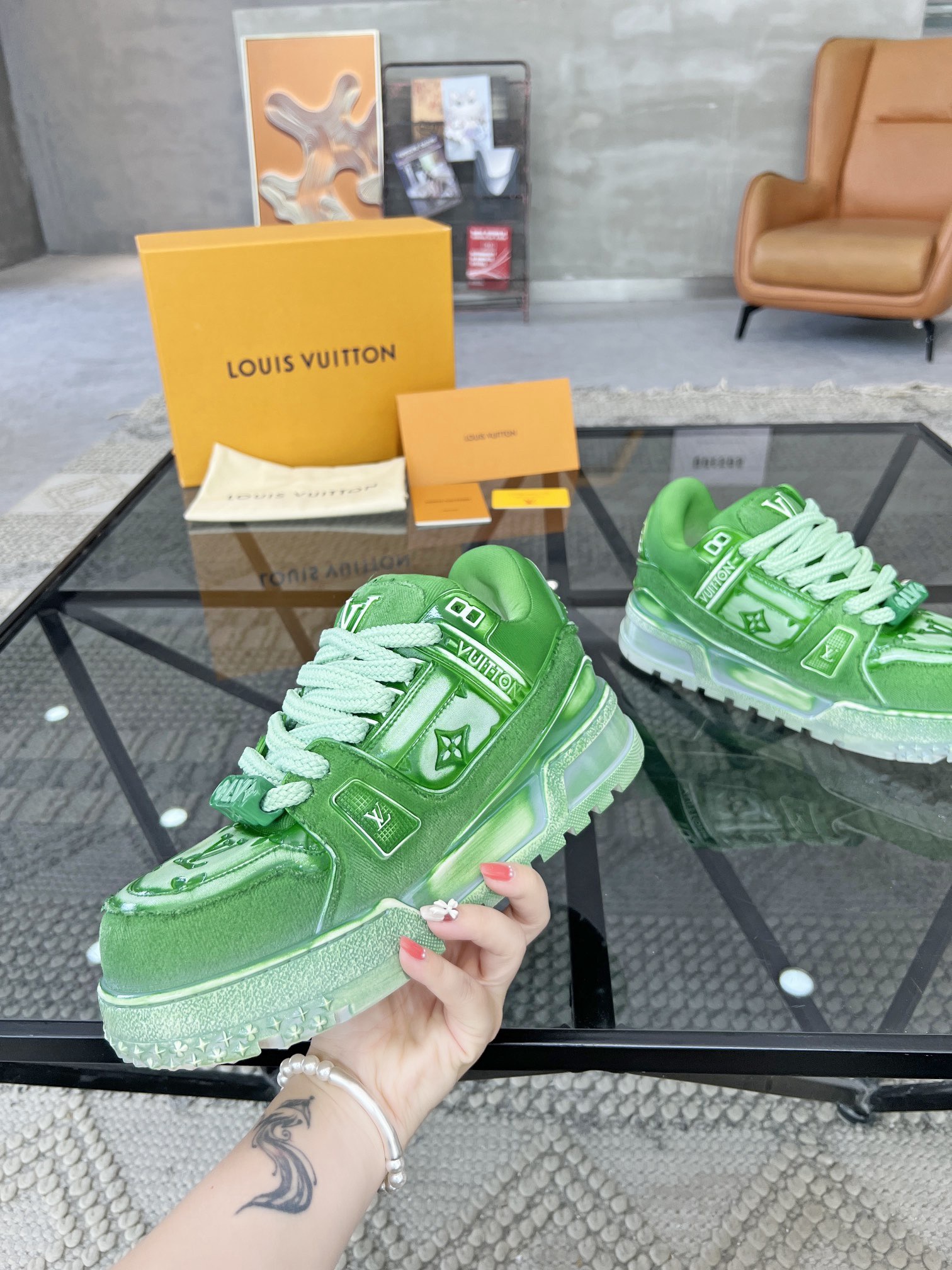 Men L*ouis V*uitton Top Sneaker L*V Shoes