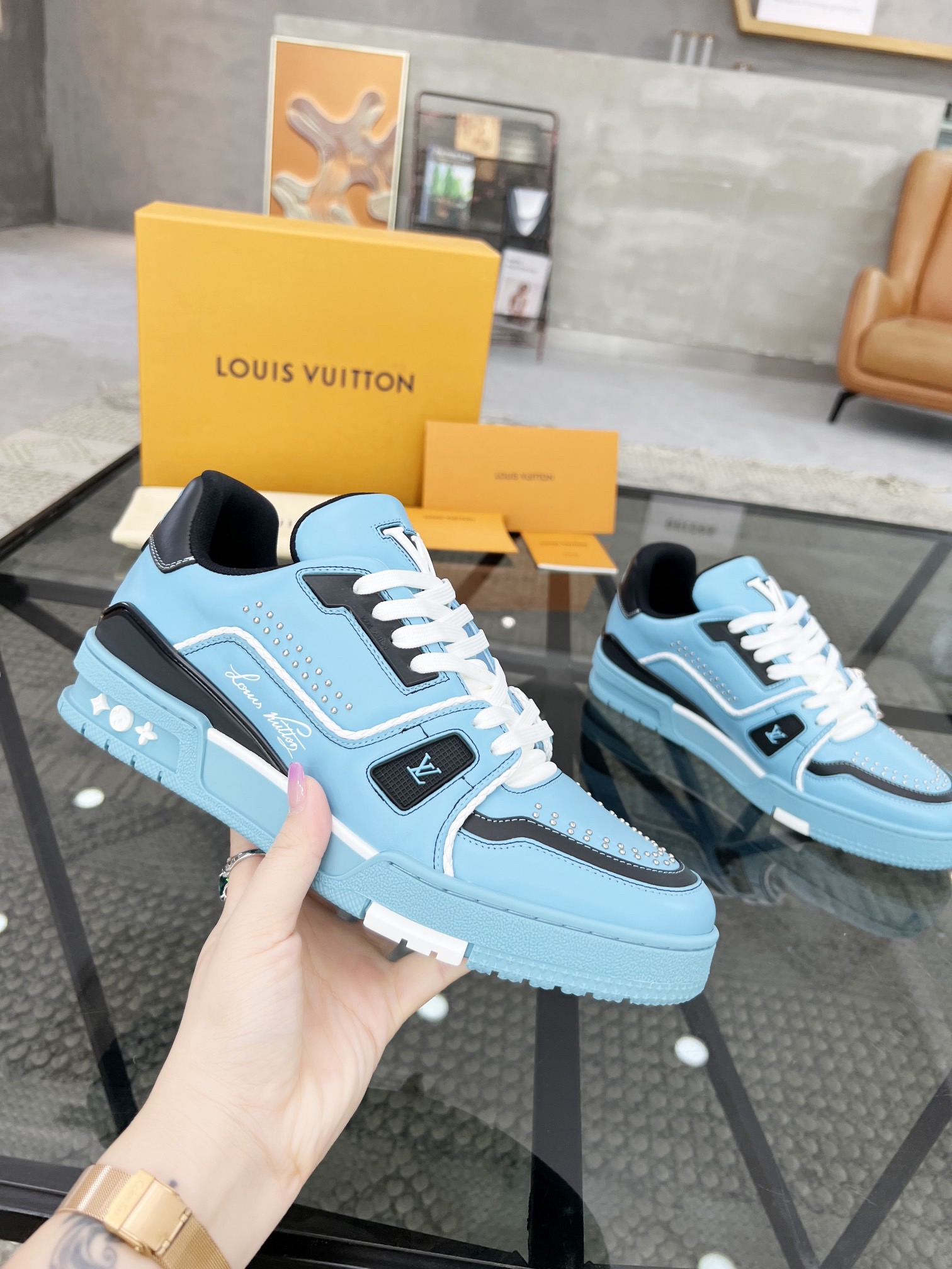 Men L*ouis V*uitton Top Sneaker L*V Shoes