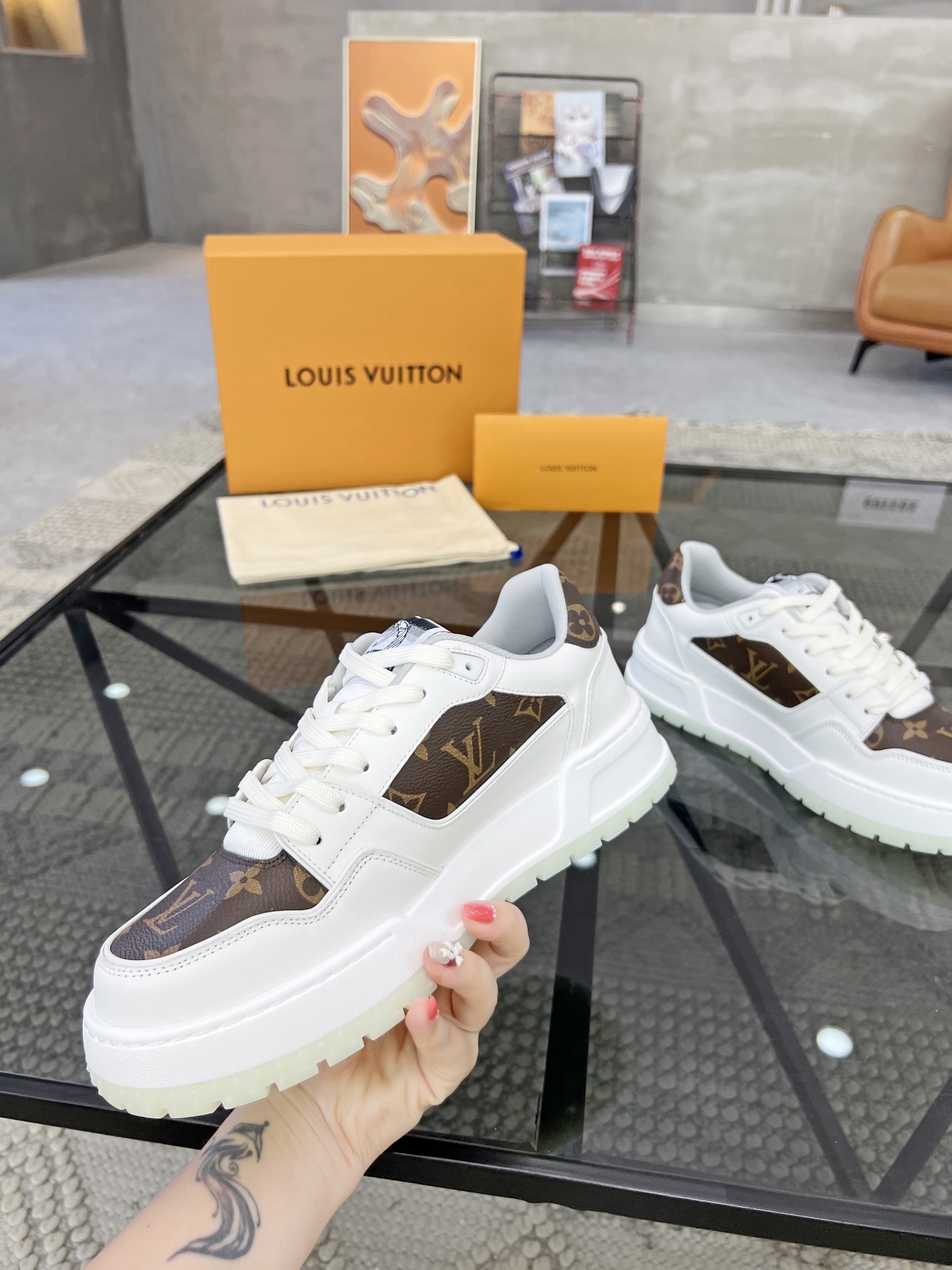 Men L*ouis V*uitton Top Sneaker L*V Shoes