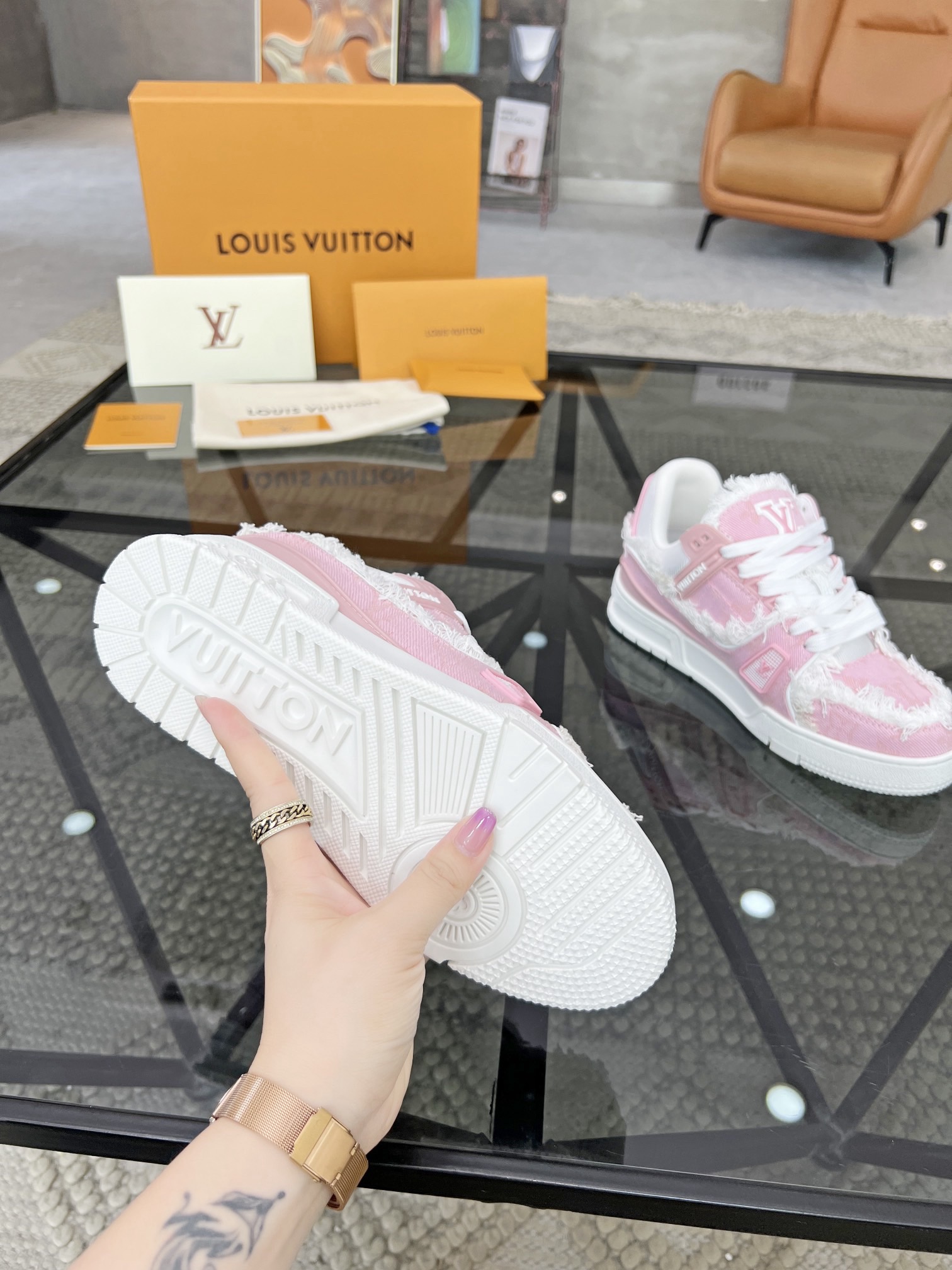Men L*ouis V*uitton Top Sneaker L*V Shoes