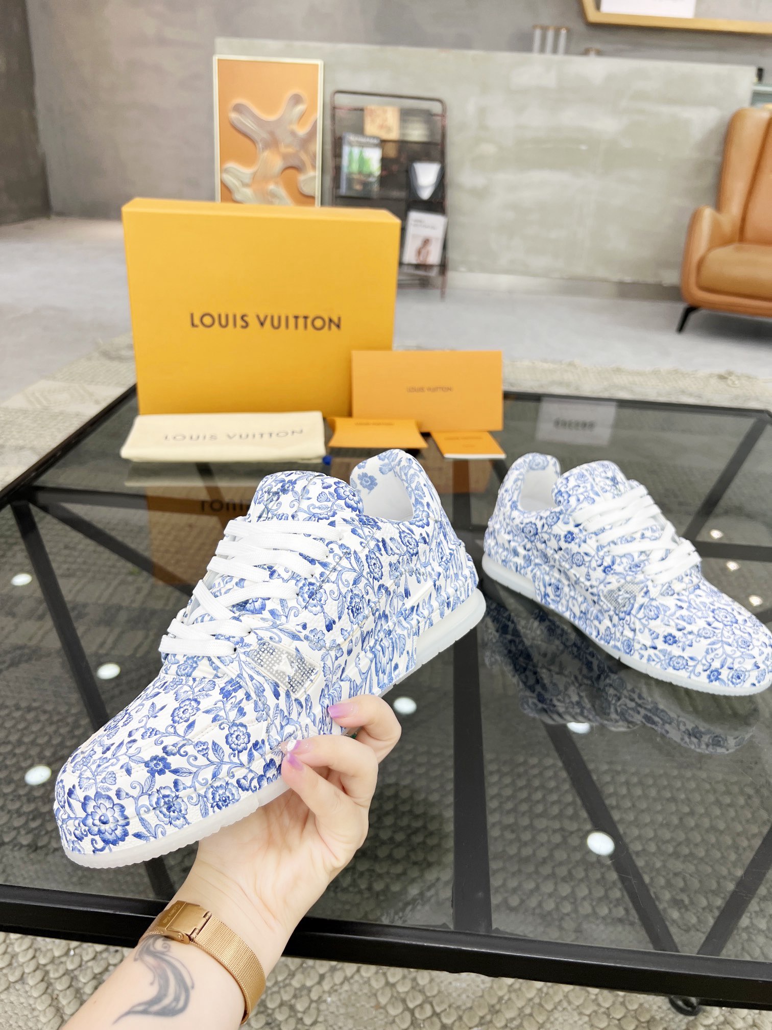 Men L*ouis V*uitton Top Sneaker L*V Shoes