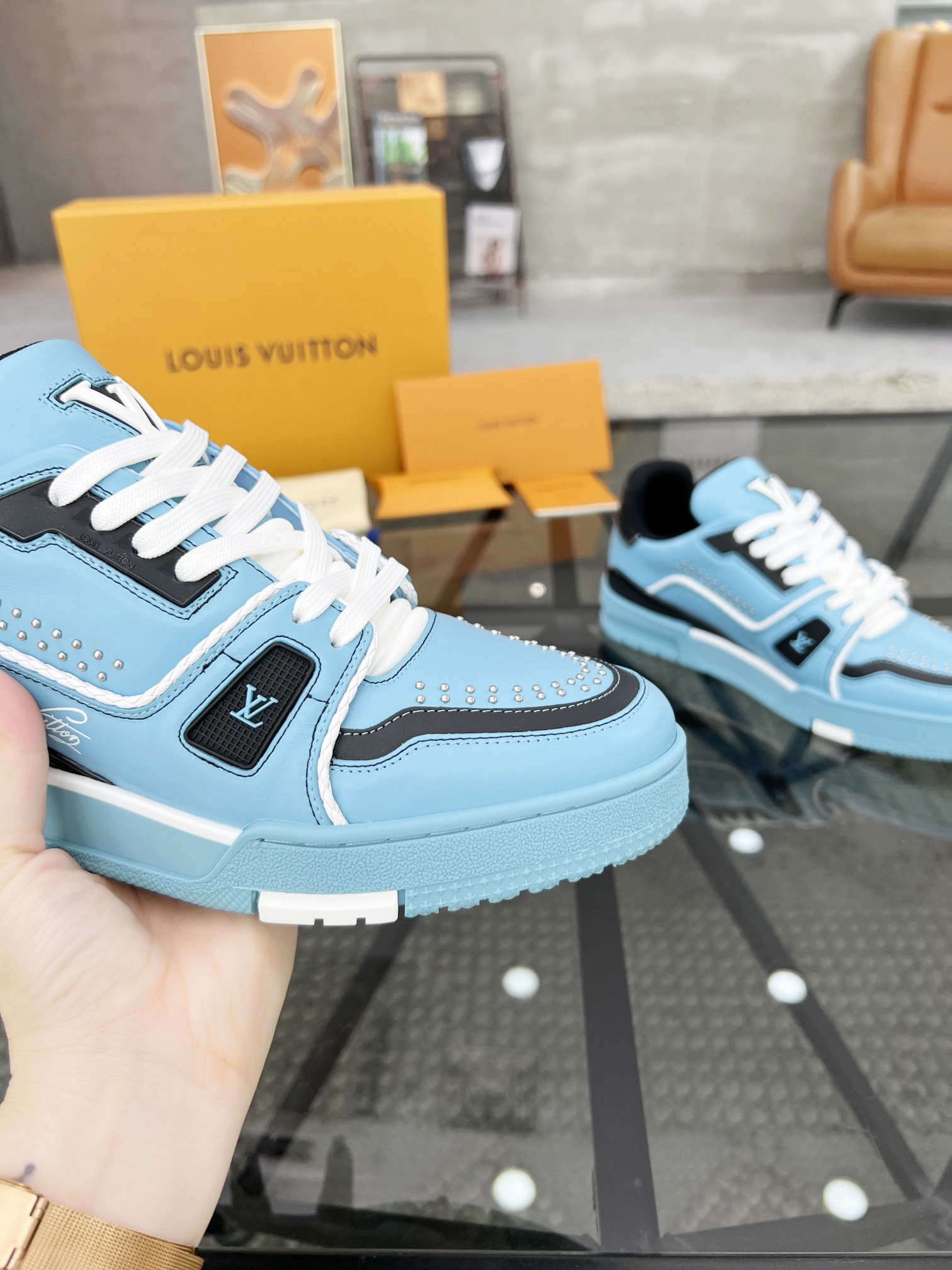 Men L*ouis V*uitton Top Sneaker L*V Shoes