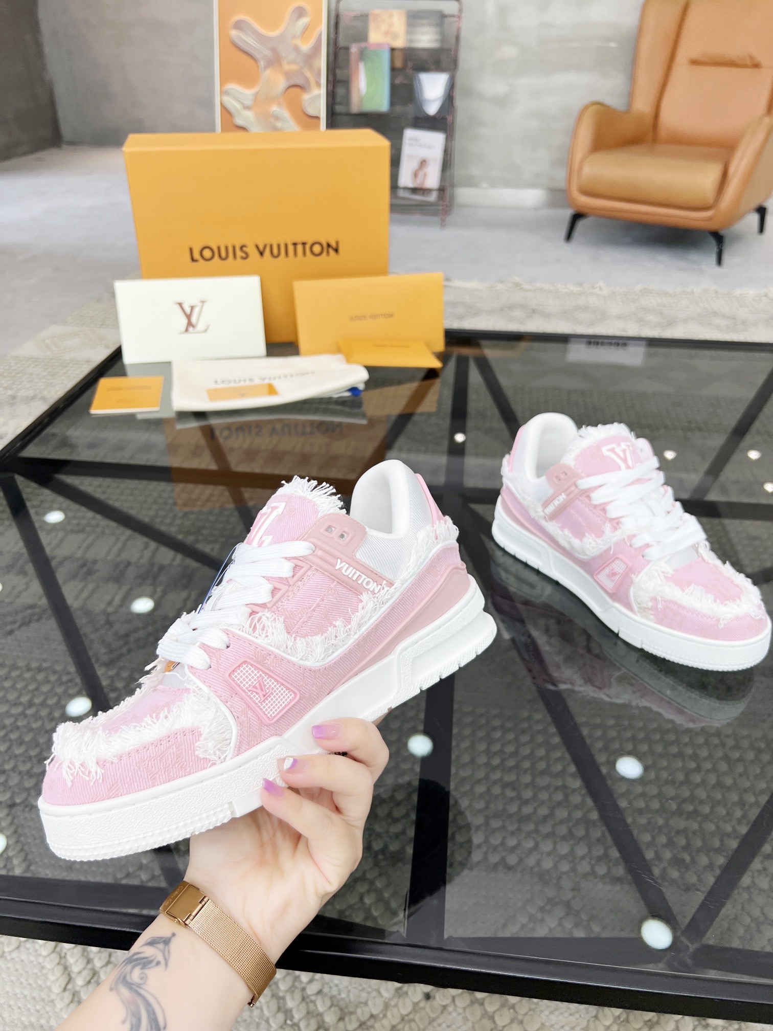 Men L*ouis V*uitton Top Sneaker L*V Shoes